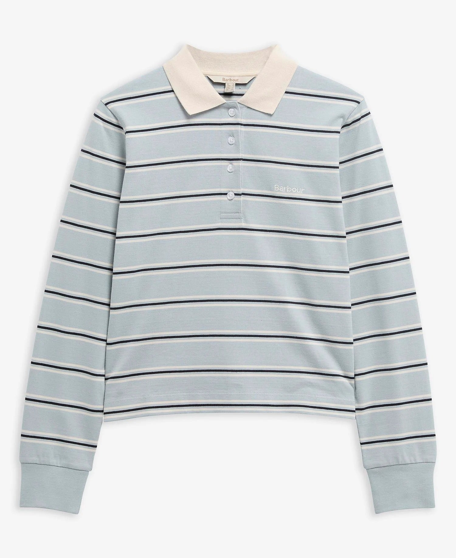 Ashwell Striped Rugby Shirt - Celestial Blue Stripe