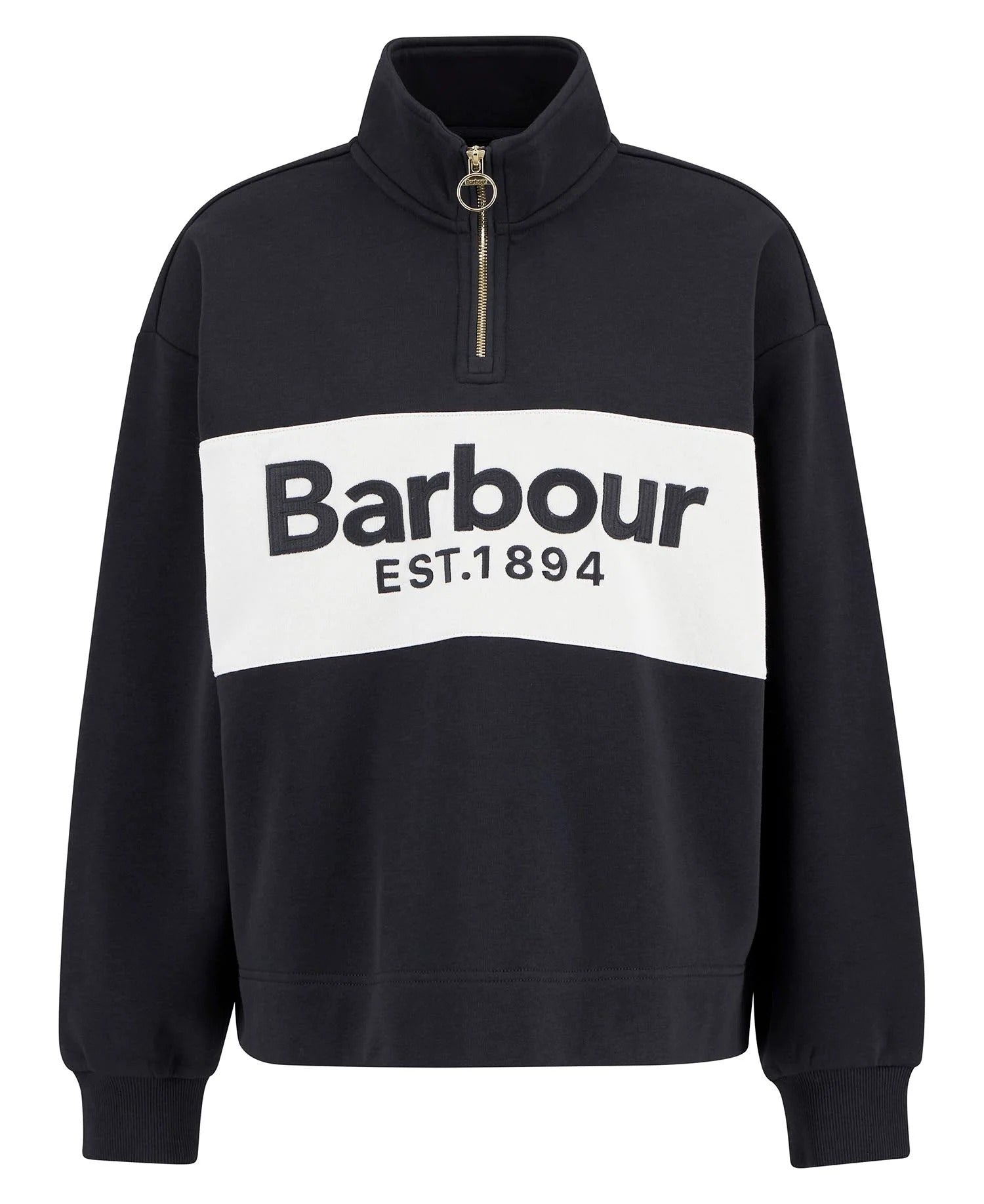 Zaria Quarter-Zip Jumper - Dark Navy