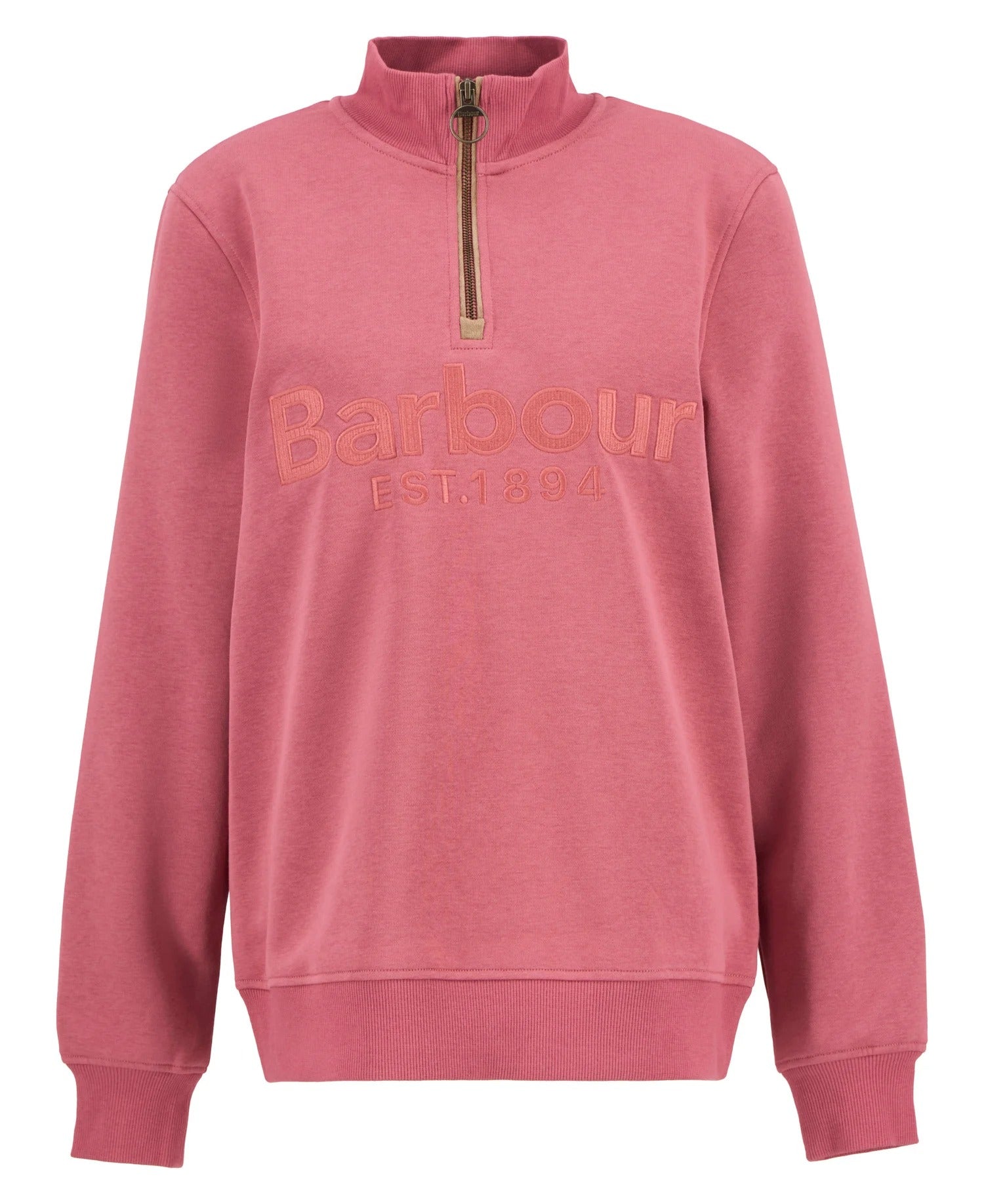 Cynthia Quarter-Zip Jumper - Wildberry