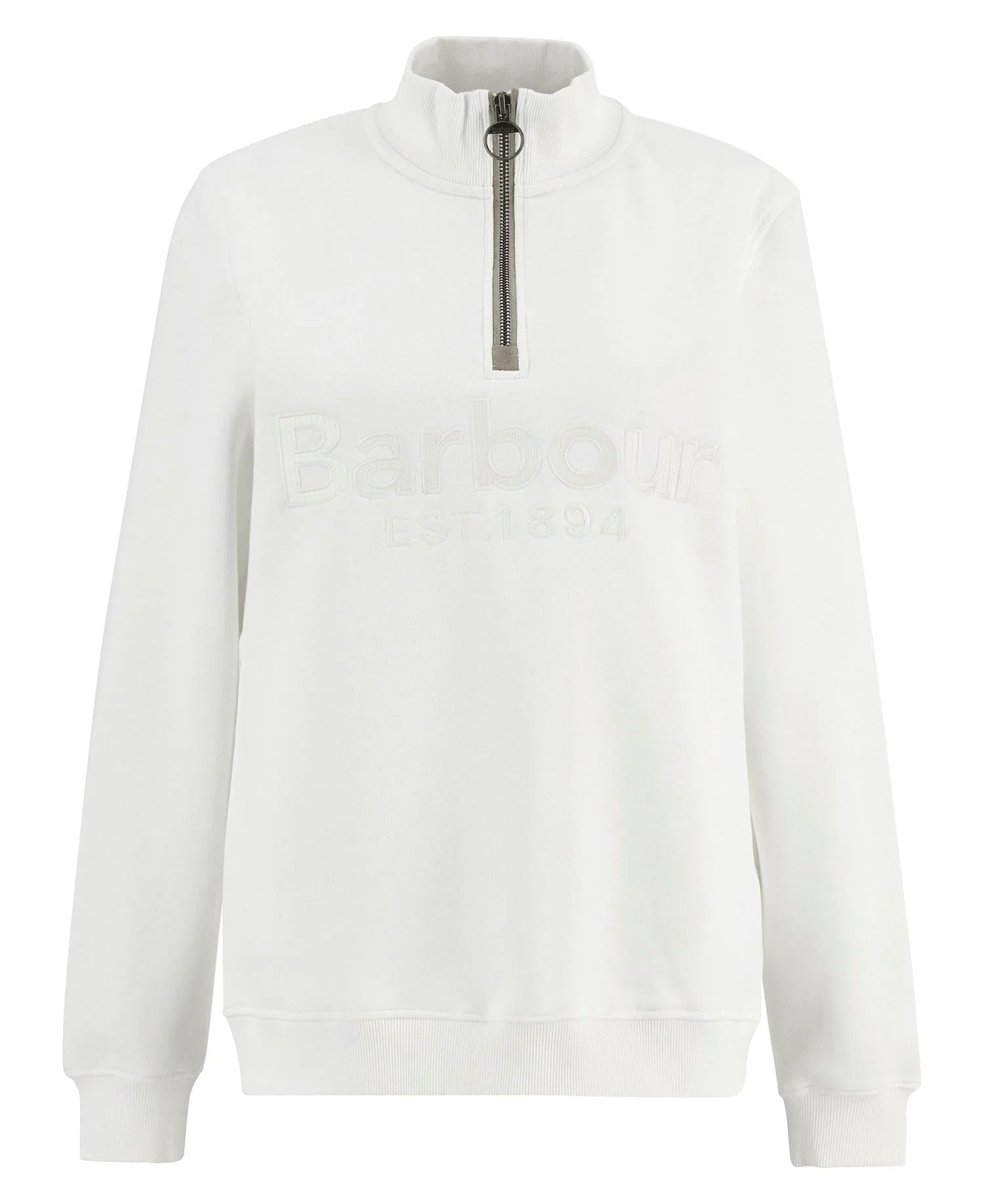 Cynthia Quarter-Zip Jumper - Cloud
