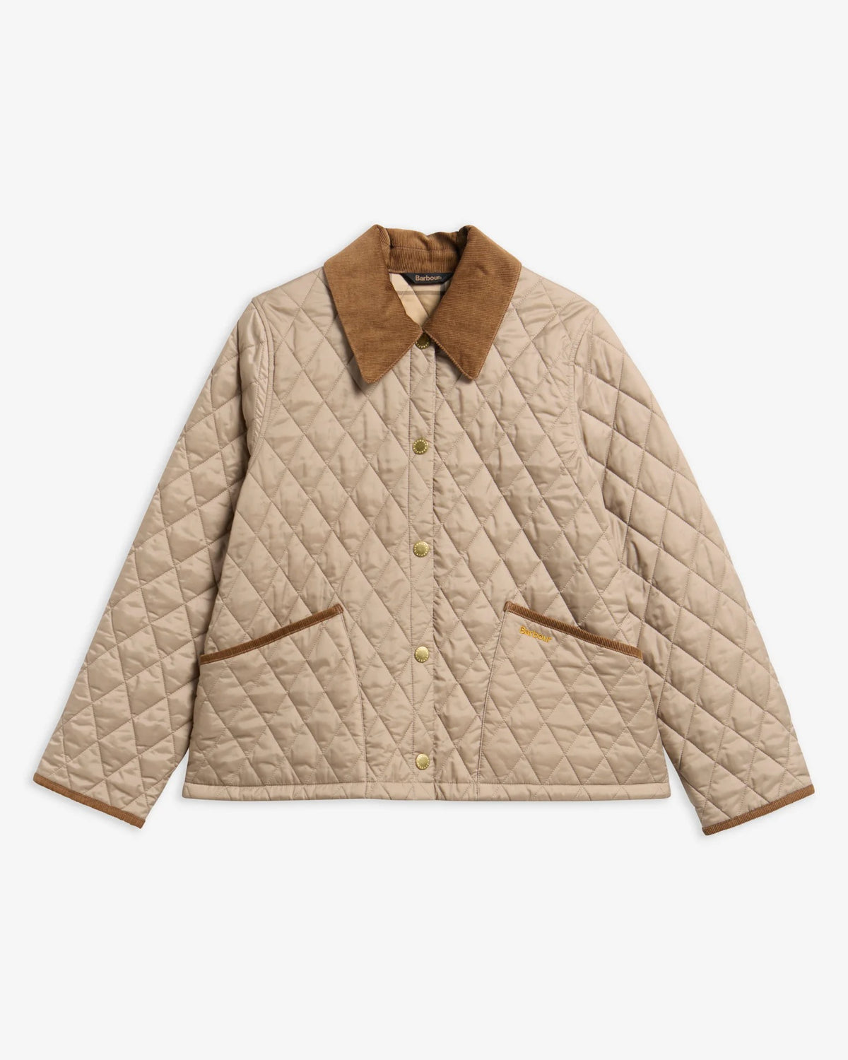 Icons Cropped Liddesdale Quilted Jacket - Light Trench/ Birchwood