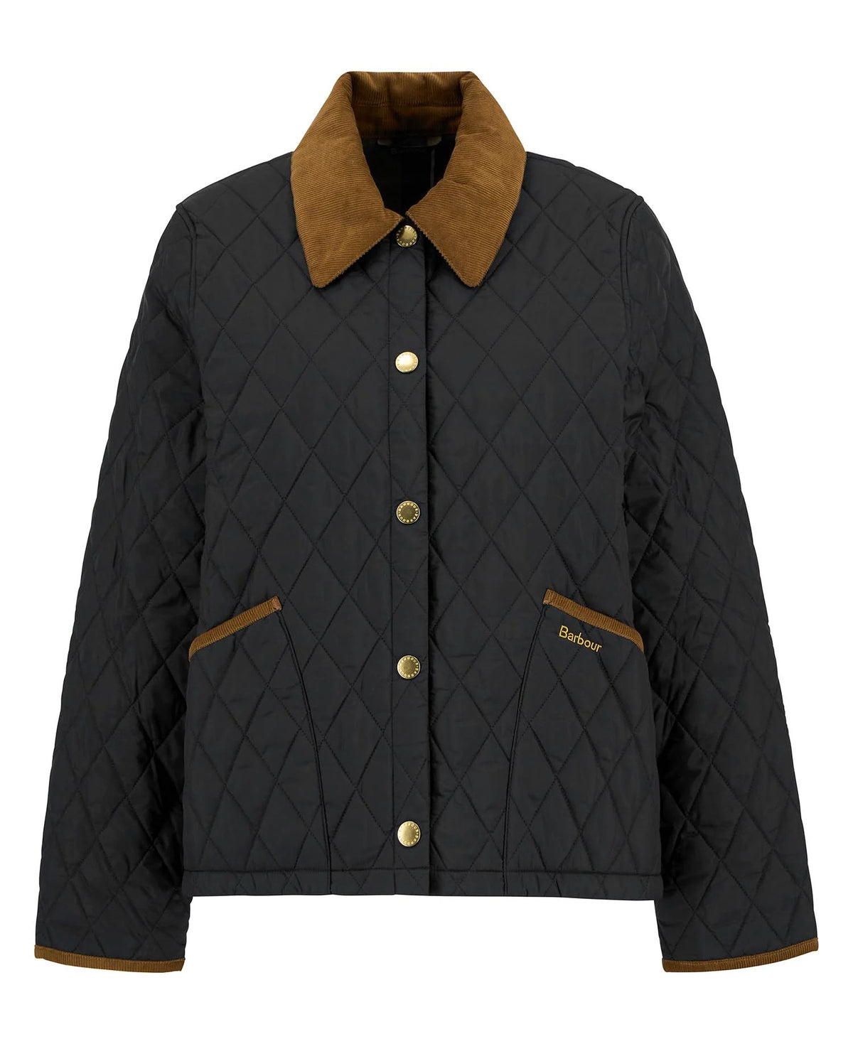 Icons Cropped Liddesdale Quilted Jacket - Black/Classic