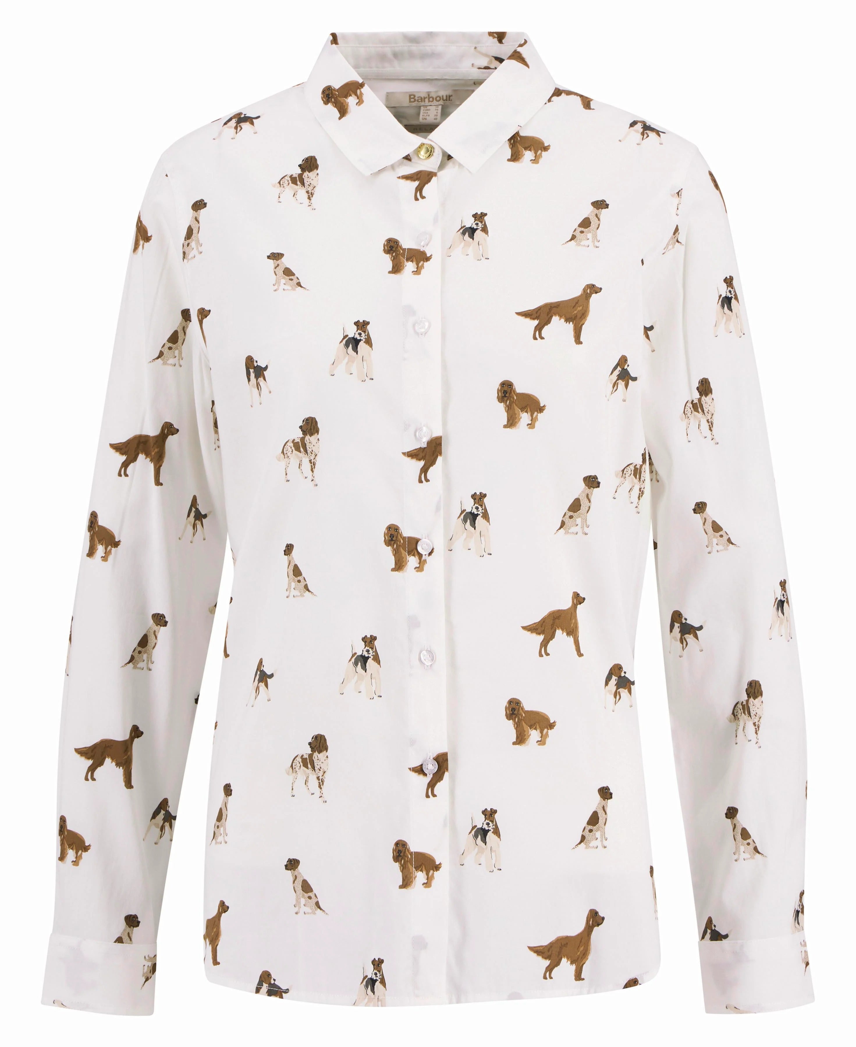 Safari Relaxed Long-Sleeved Shirt - Multi Dog Print