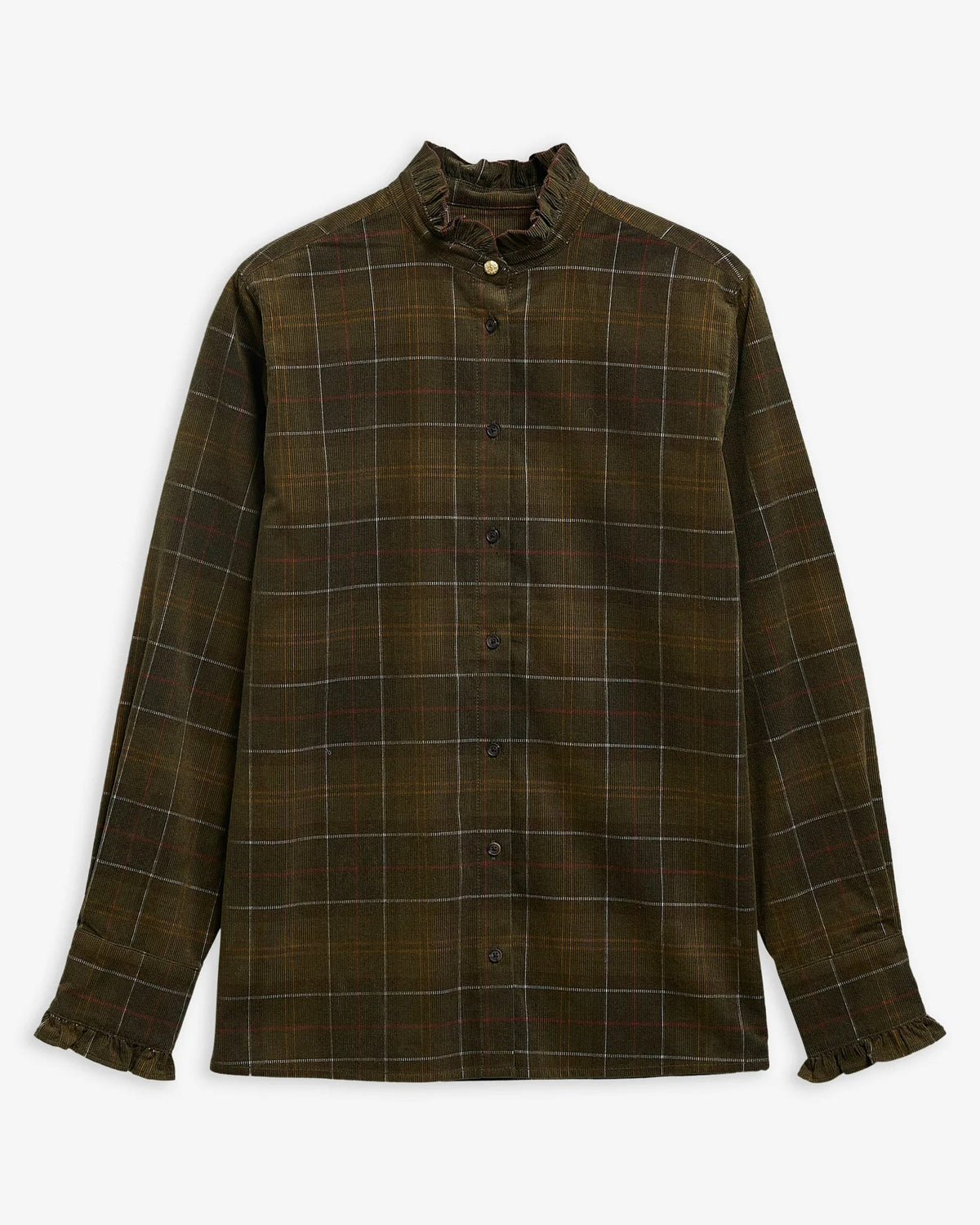 Shae Tartan Relaxed Shirt - Sage/Classic Tartan