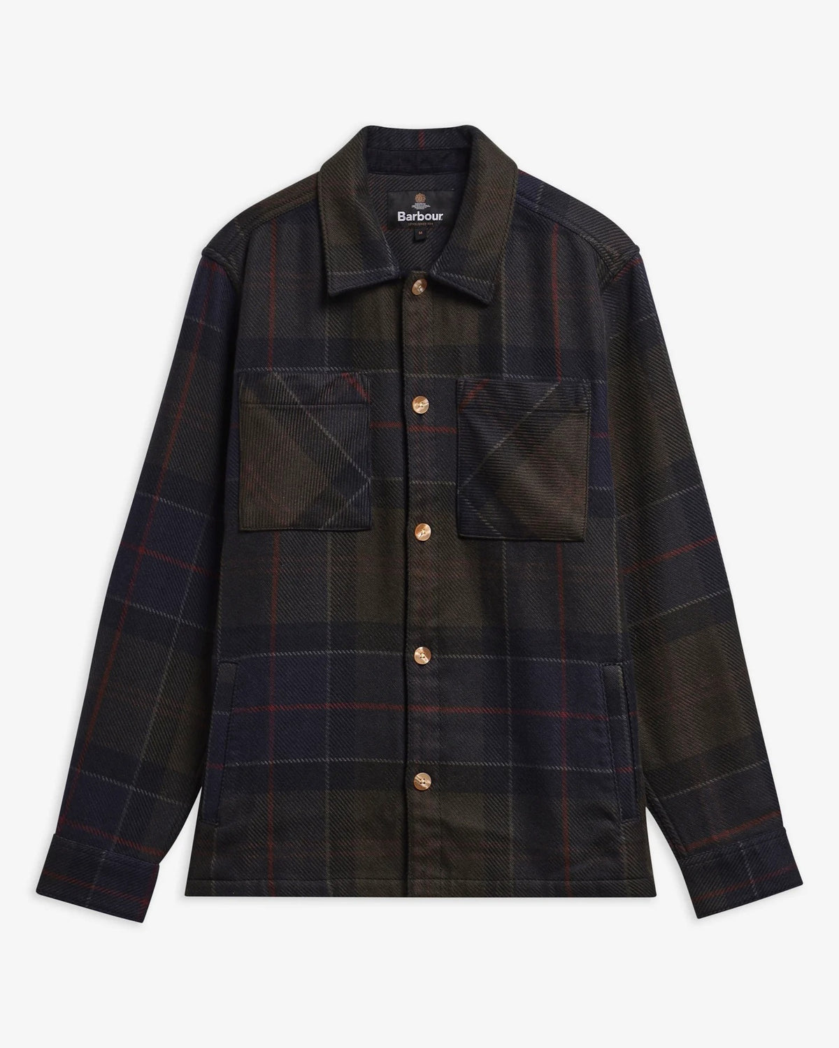 Oversized Tartan Overshirt - Shadow Classic Tartan
