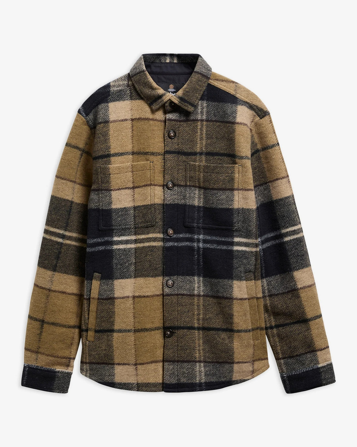 Woodlane Brushed Check Overshirt - Birchwood Dress Tartan