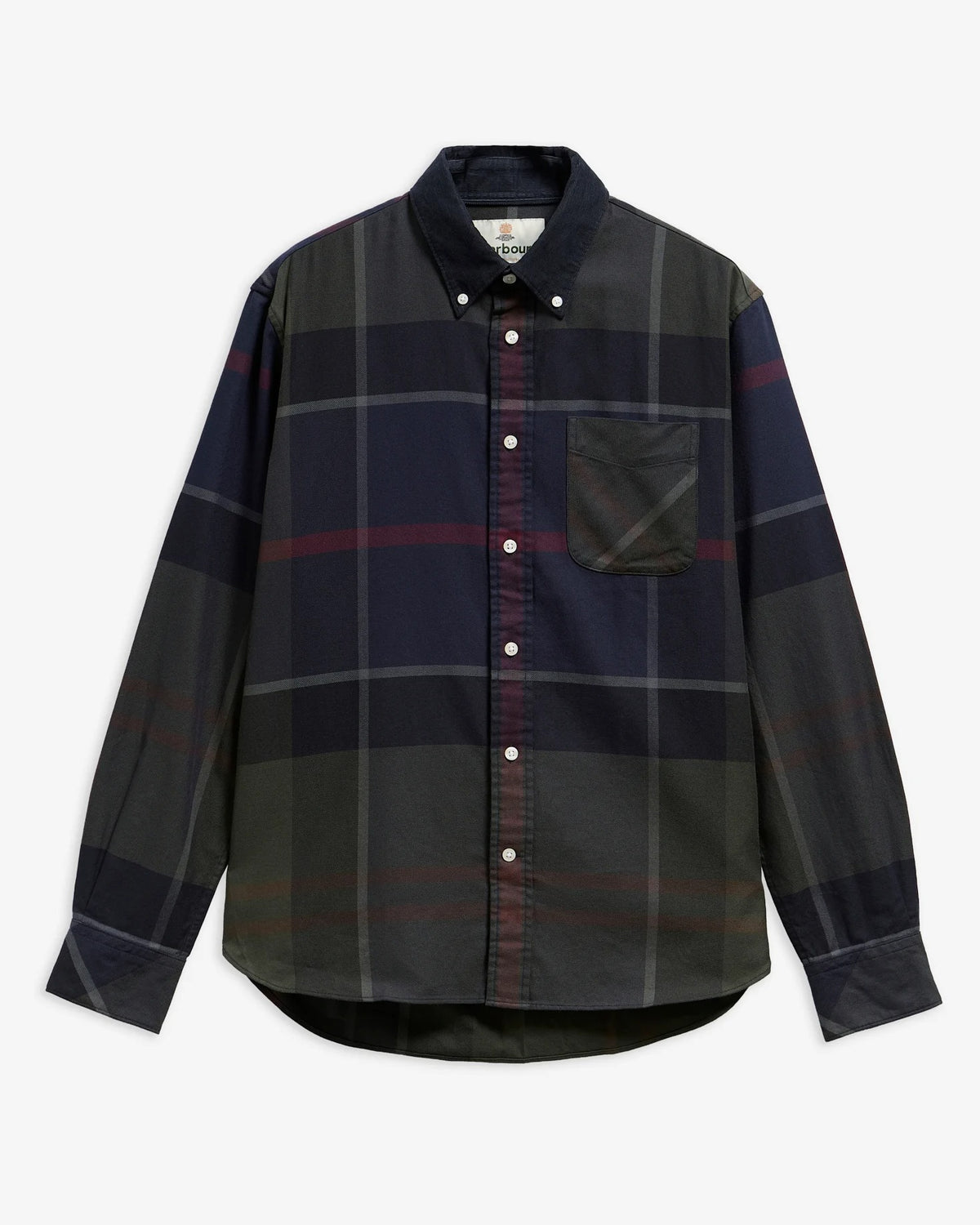Dunoon Tartan Authentic-Fit Long-Sleeved Shirt - Shadow Classic