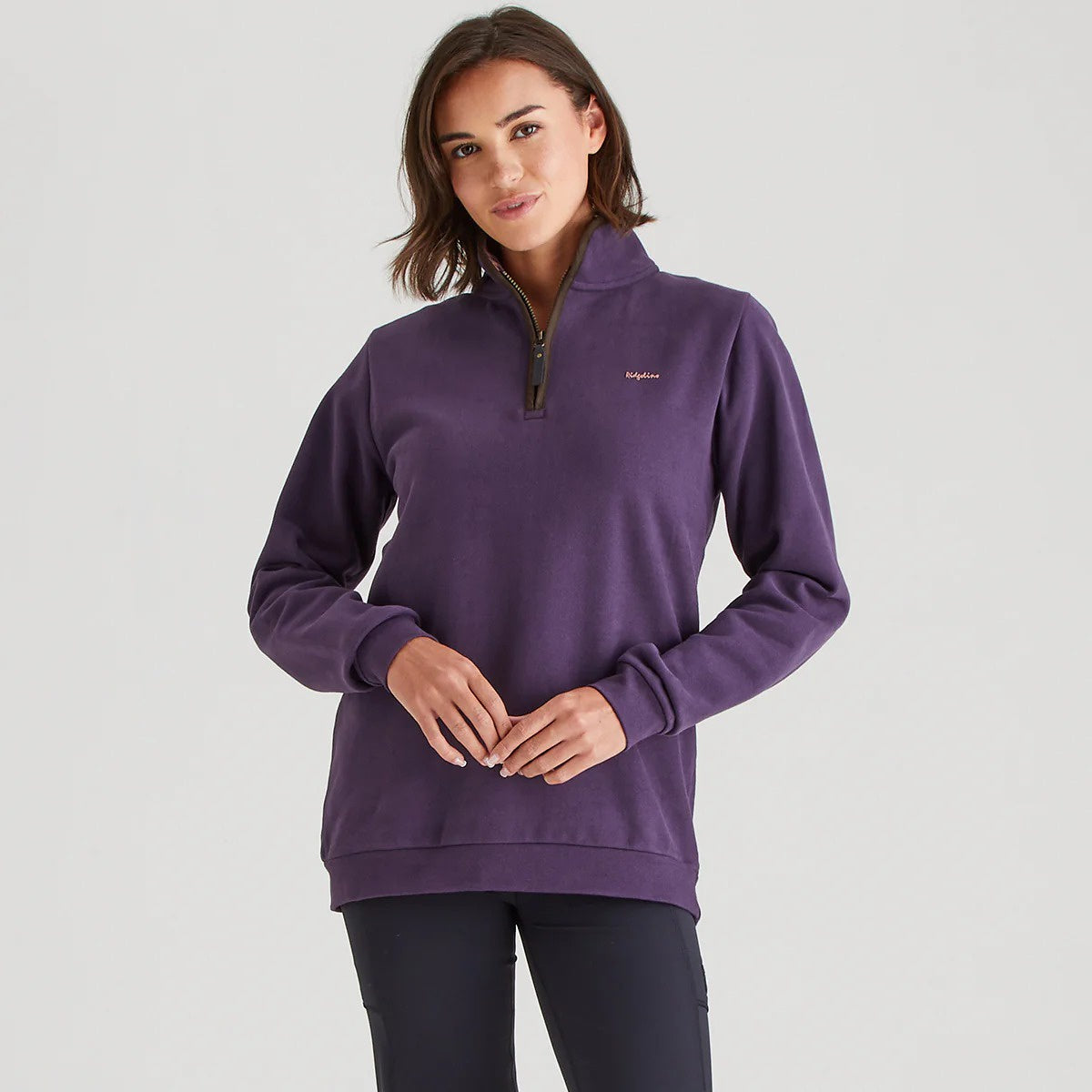 Women's Brancaster 1/4  Zip Nightshade