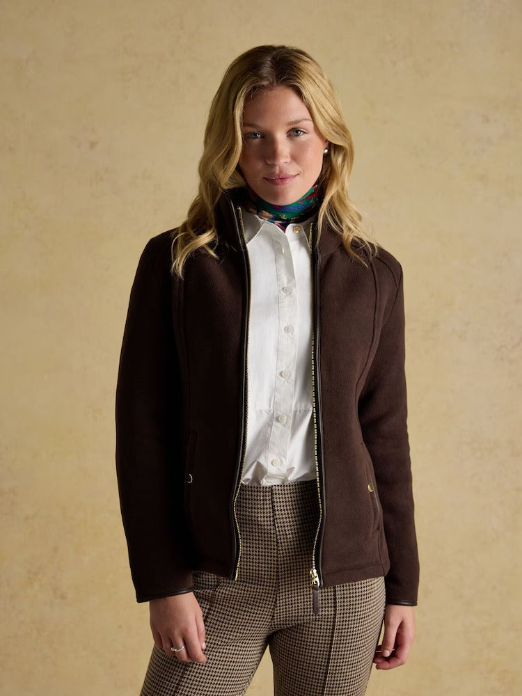 Heritage Chocolate Zip Up Polar Fleece