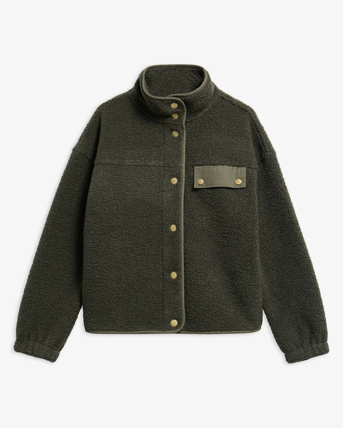 Mabel Fleece Olive