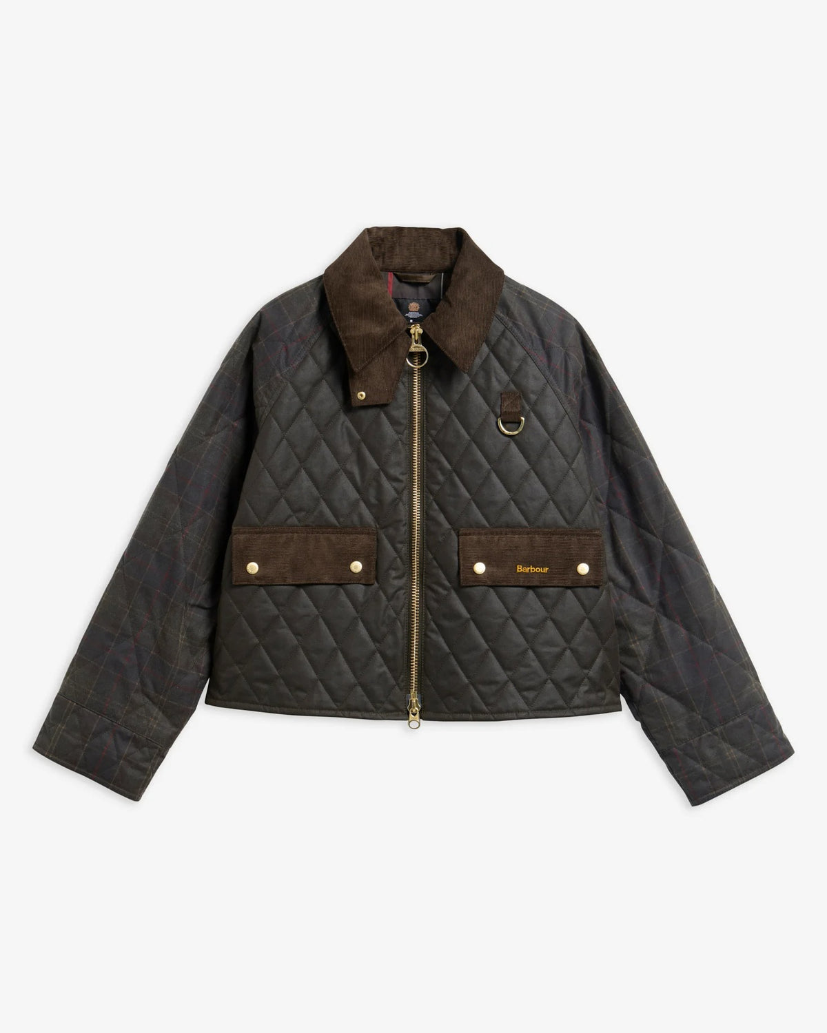 Tartan Reimagined Icons Taran Quilted Spey Waxed Jacket - Olive/Classic