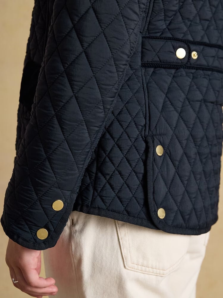 Highclere Navy Showerproof Diamond Quilted Jacket