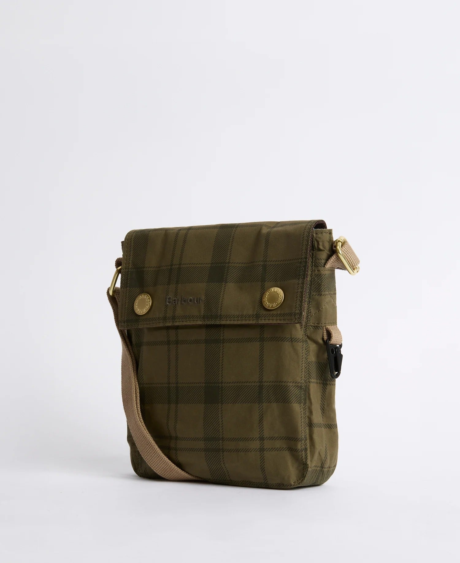 Transport Crossbody Bag - Dusky Green Tartan