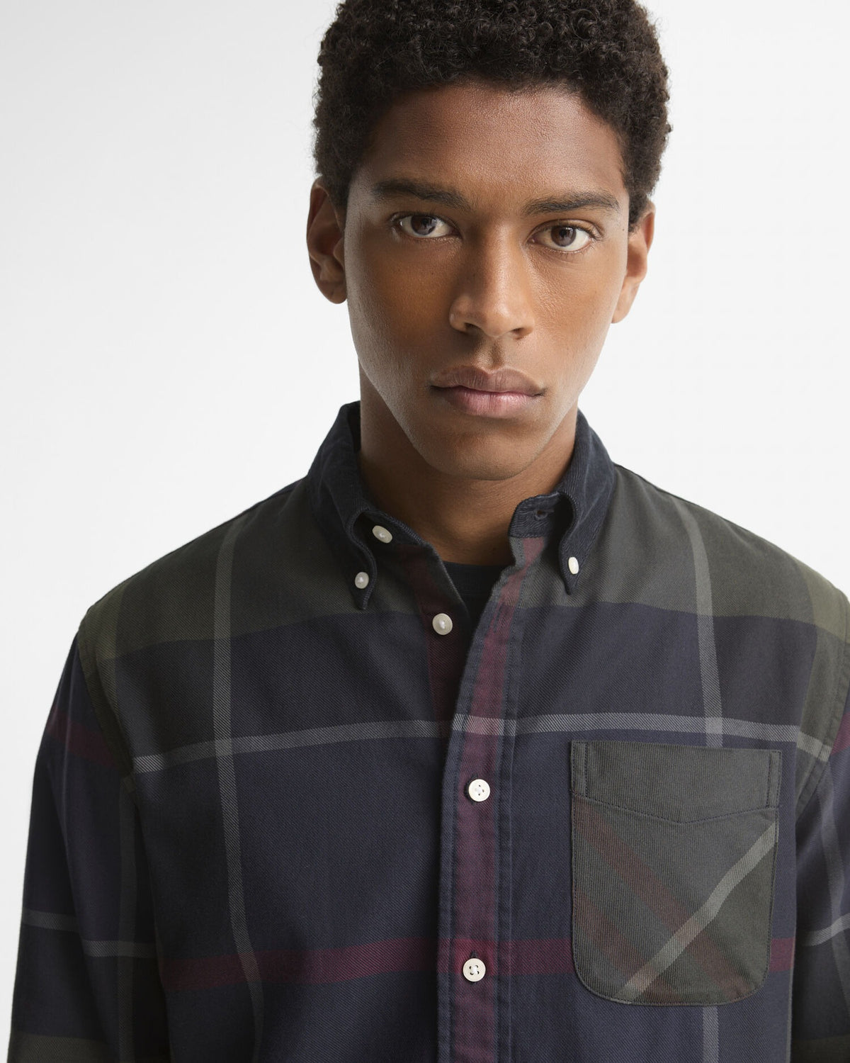 Dunoon Tartan Authentic-Fit Long-Sleeved Shirt - Shadow Classic