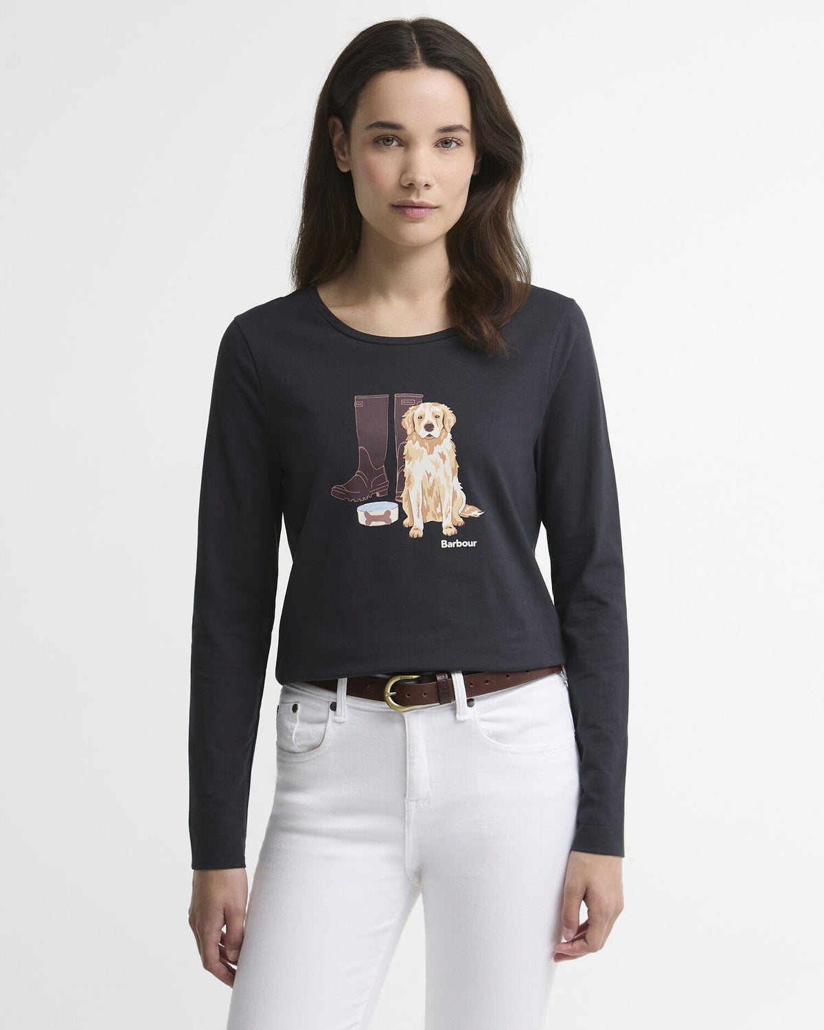 Hedley Long-Sleeved T-Shirt - Dark Navy