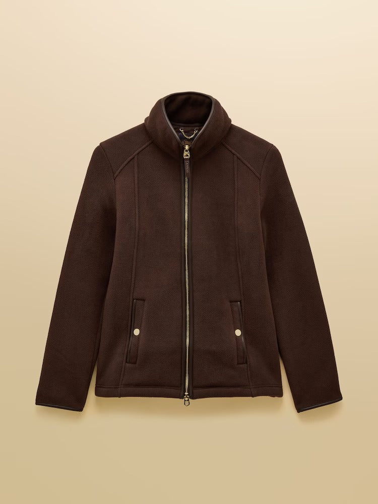 Heritage Chocolate Zip Up Polar Fleece
