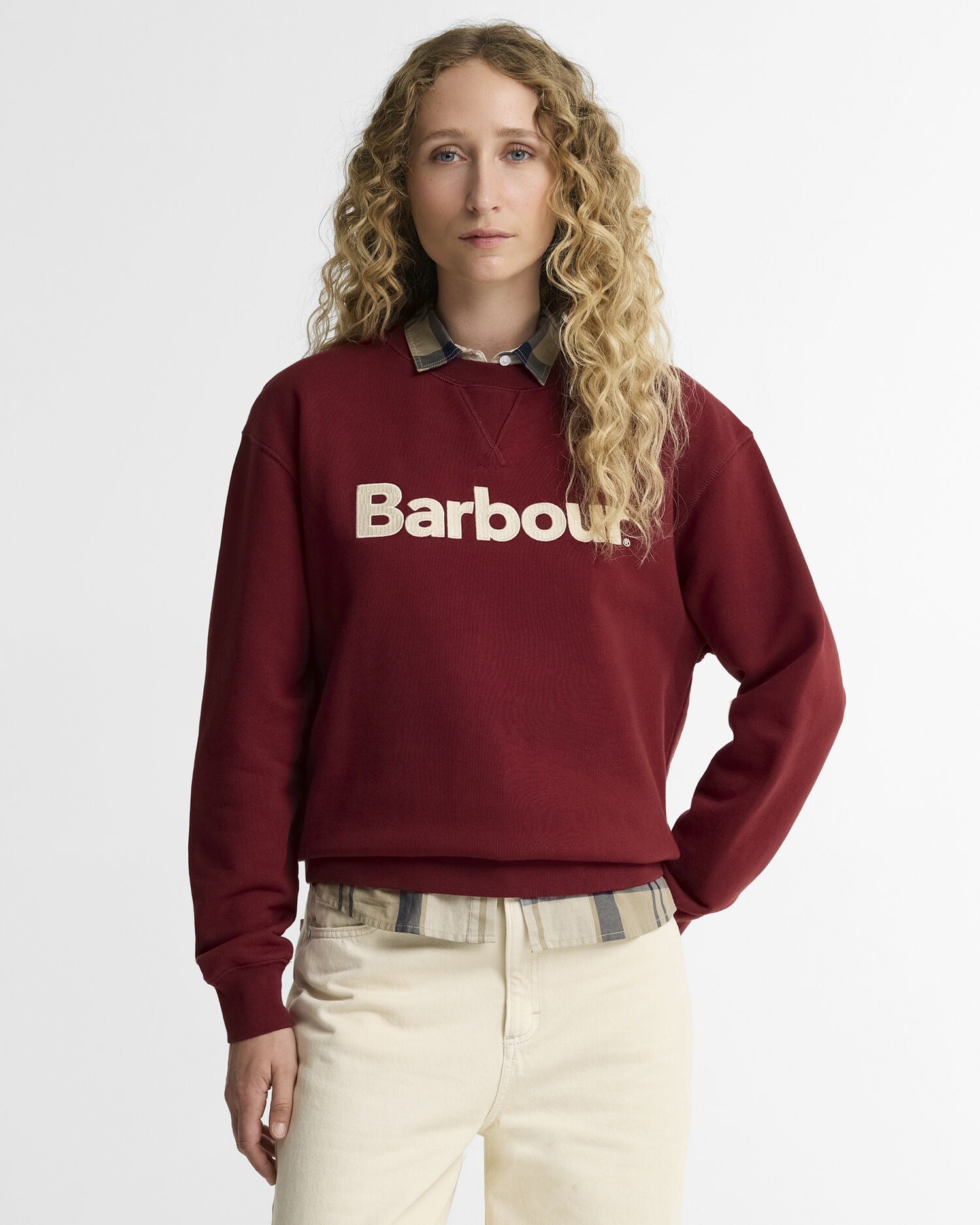 Hartland Logo Sweatshirt - Cranberry Red