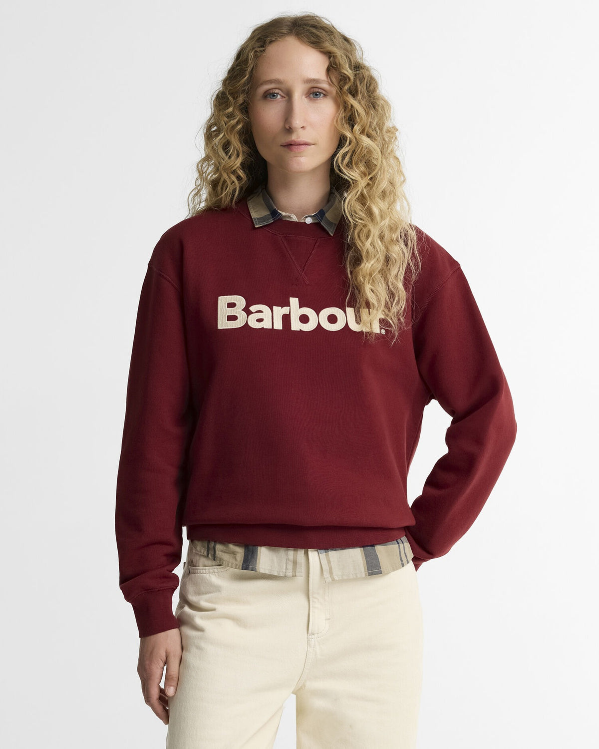 Hartland Logo Sweatshirt - Cranberry Red