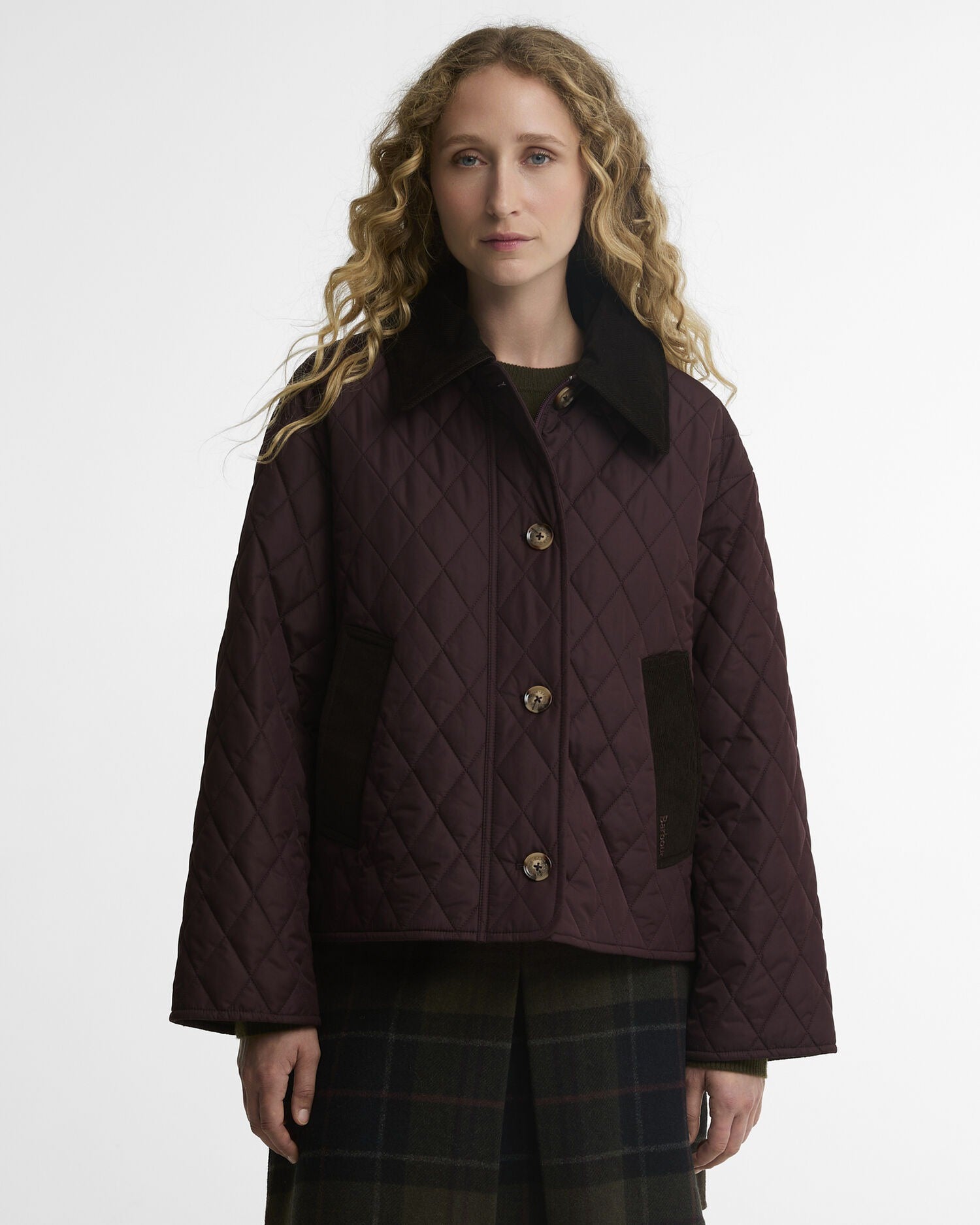 Moira Quilted Jacket - Fig/Shadow Classic