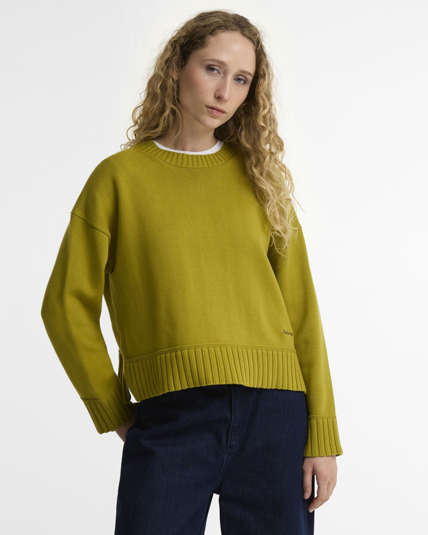 Harling Crew Neck Jumper - Pear