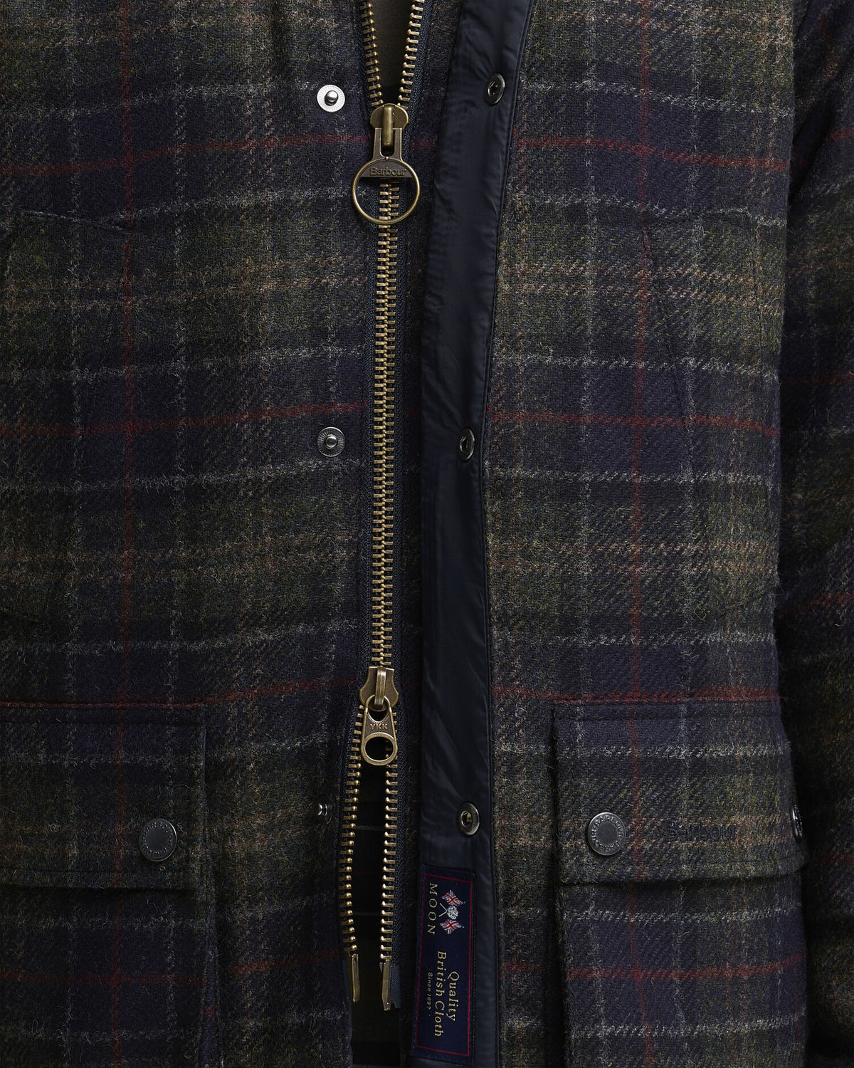 Tartan Bedale Wool Jacket - Shadow Classic Tartan