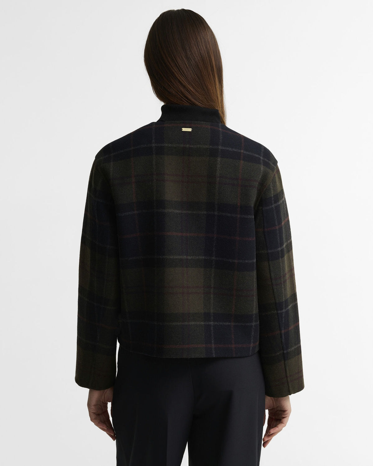 Marlow Tartan Wool Overshirt - Shadow Classic Tartan