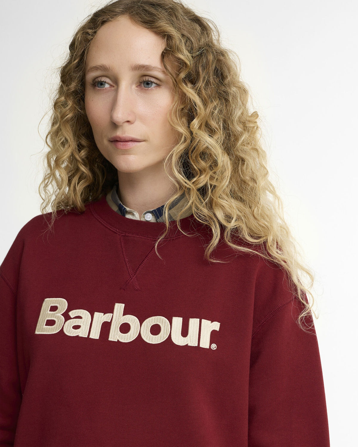 Hartland Logo Sweatshirt - Cranberry Red