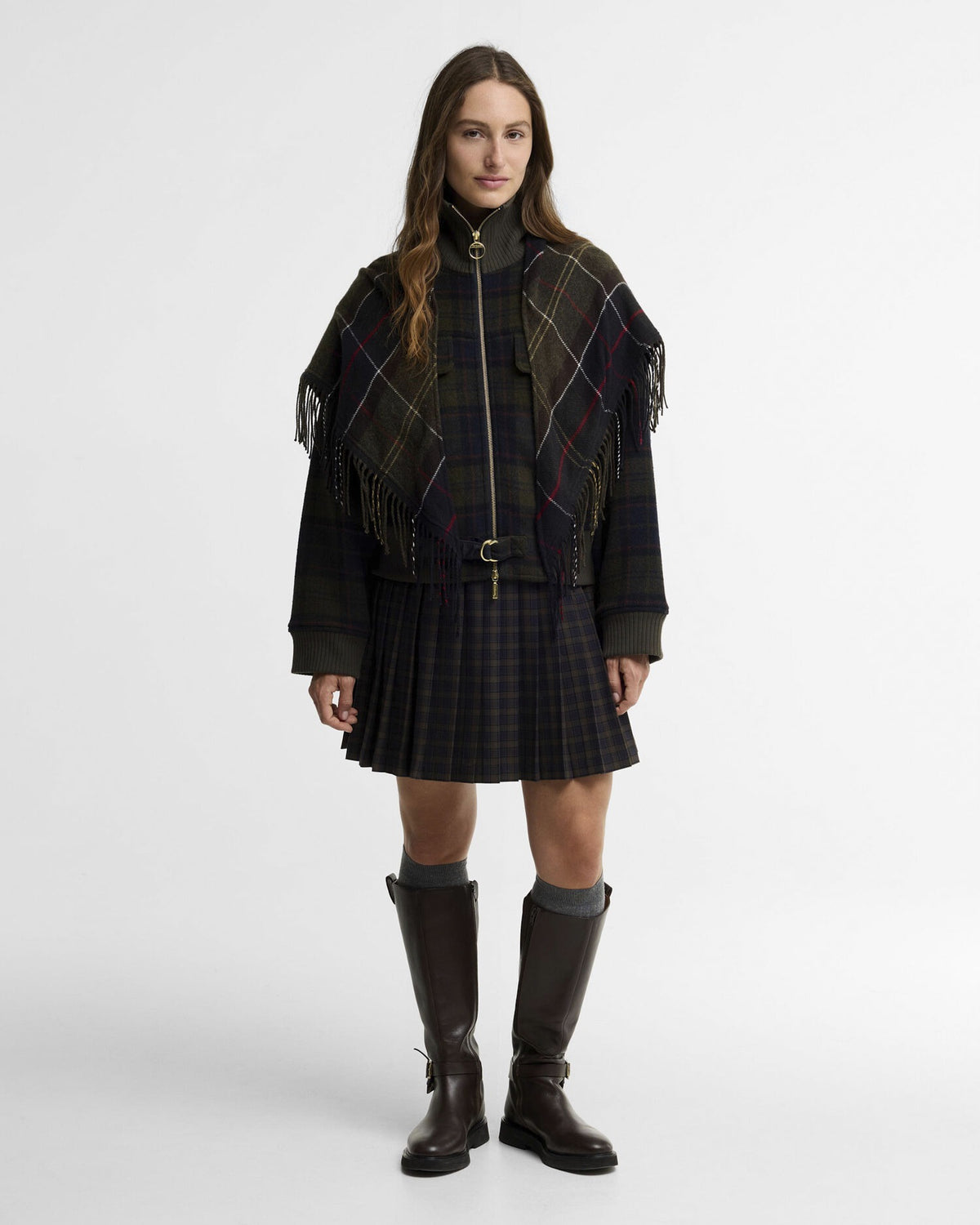 Ivybridge Overshirt - Shadow Classic Tartan