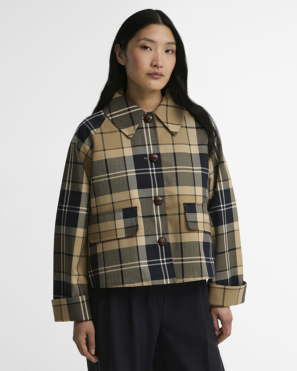 Delilah Tartan Showerproof Jacket - Birchwood Dress