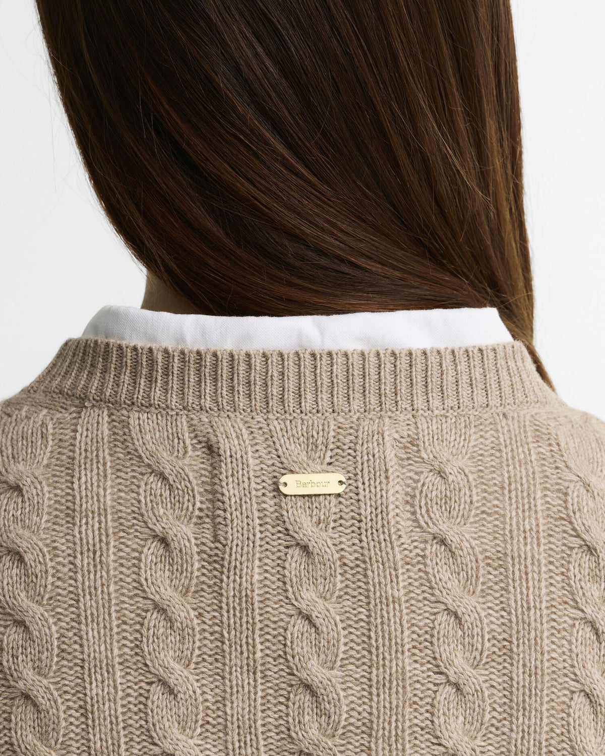 Ashdown Relaxed Wool-Blend Cable-Knit Jumper - Honey