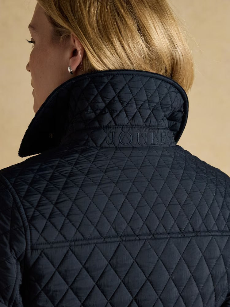 Highclere Navy Showerproof Diamond Quilted Jacket