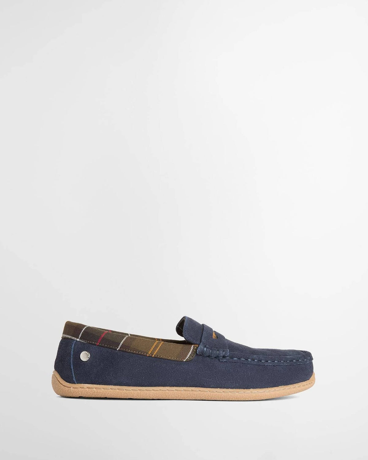 Albert Slippers - Navy Suede