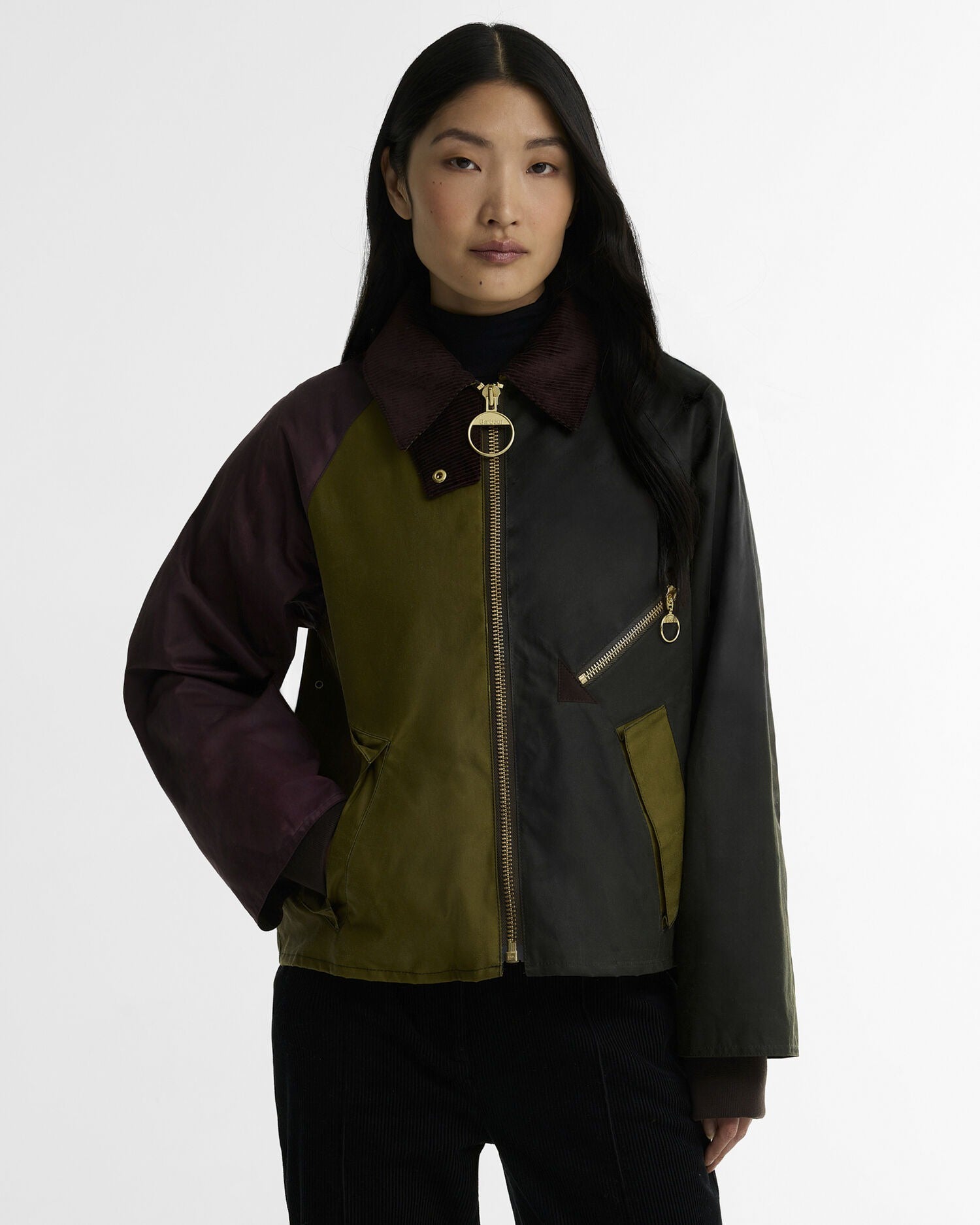 Arlene Waxed Jacket - Golden Olive/Fern/Bordeaux/Muted