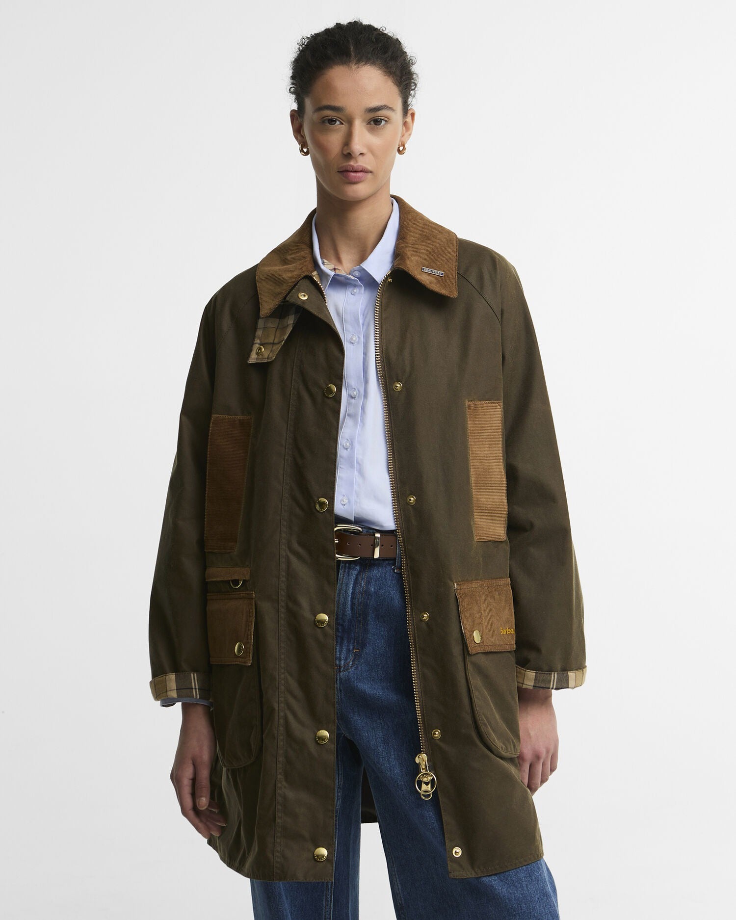 Icons Modern Beaufort Waxed Jacket - Beech/Birchwood