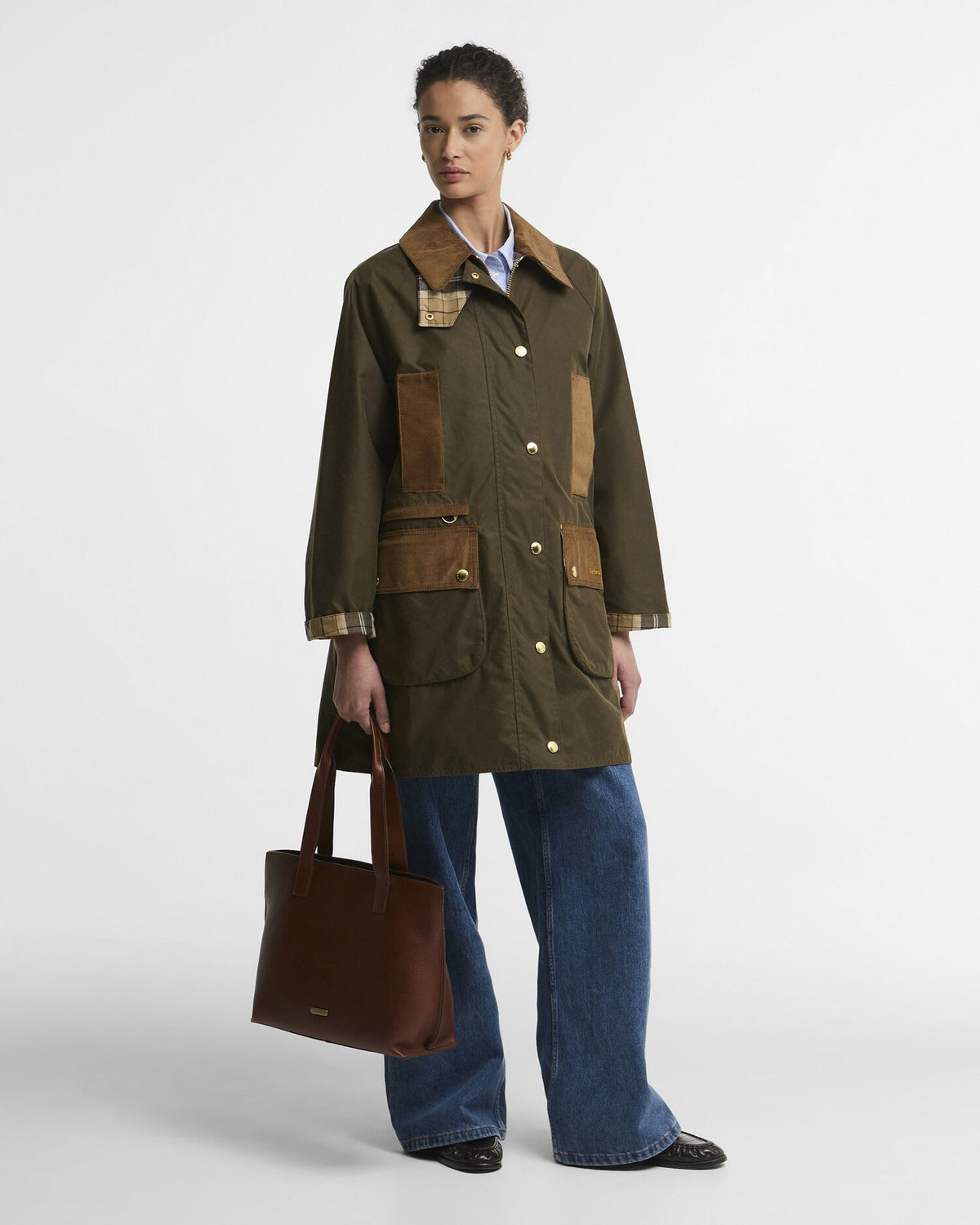Icons Modern Beaufort Waxed Jacket - Beech/Birchwood