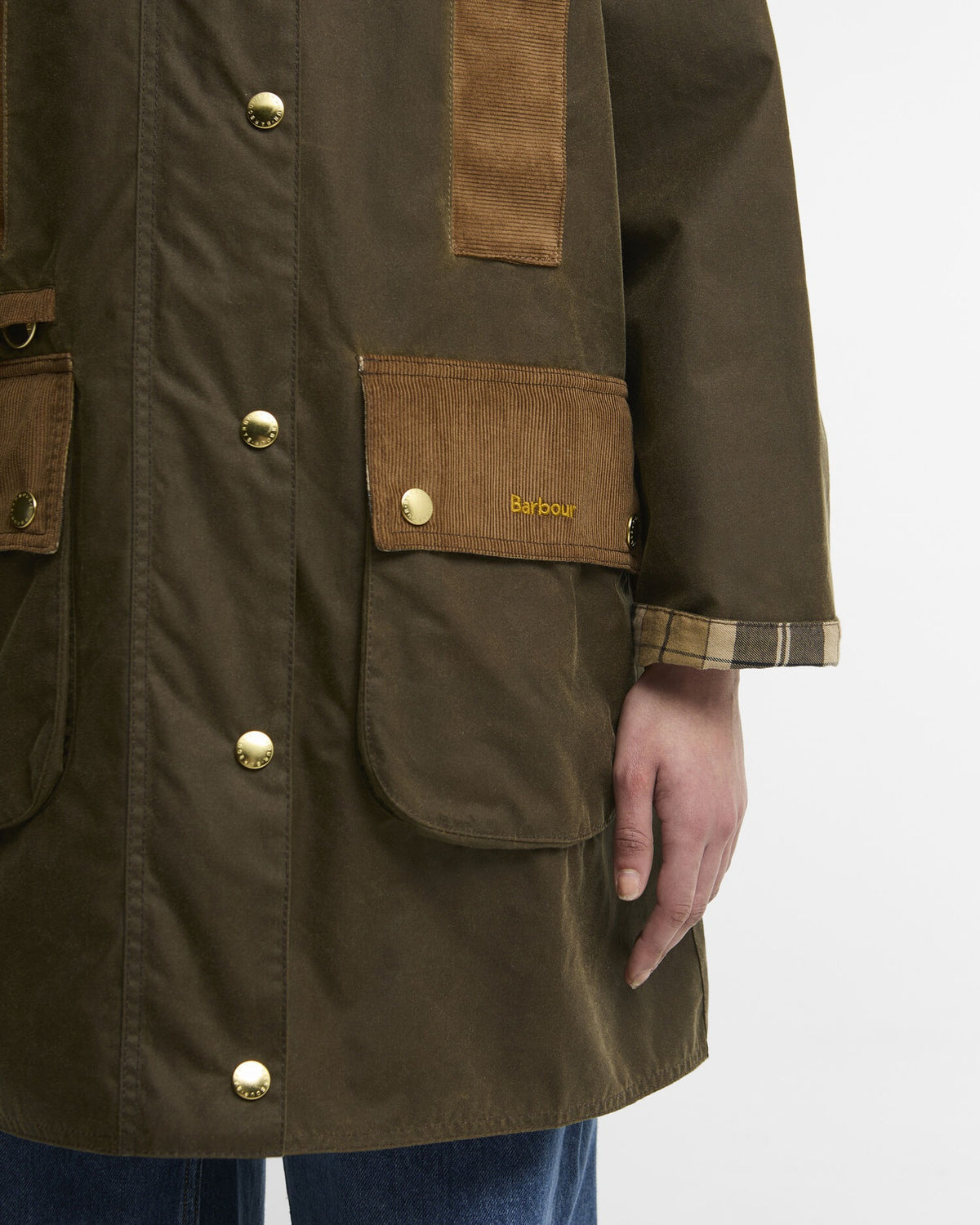 Icons Modern Beaufort Waxed Jacket - Beech/Birchwood