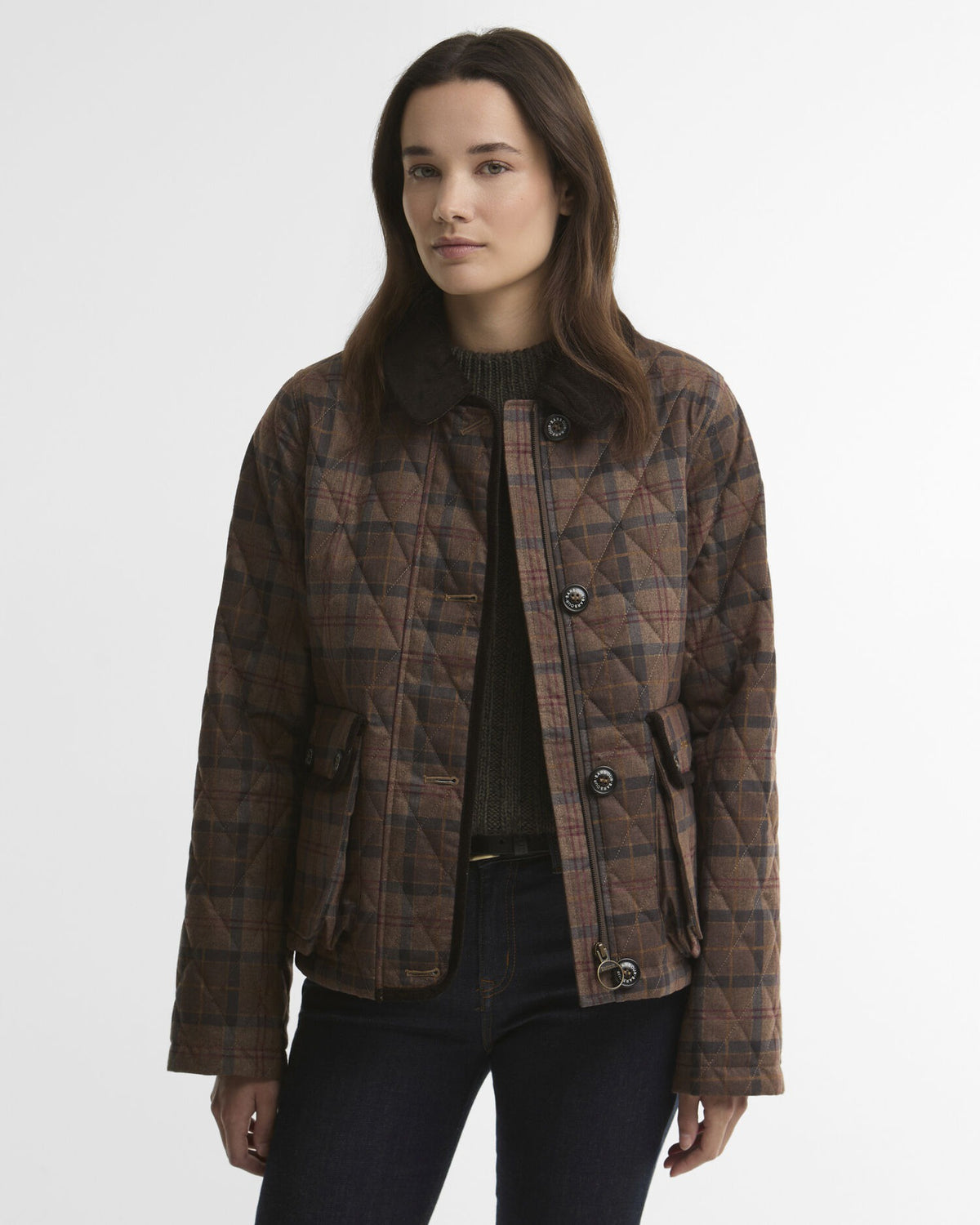 Loudon Tartan Quilted Jacket - Muted Tartan