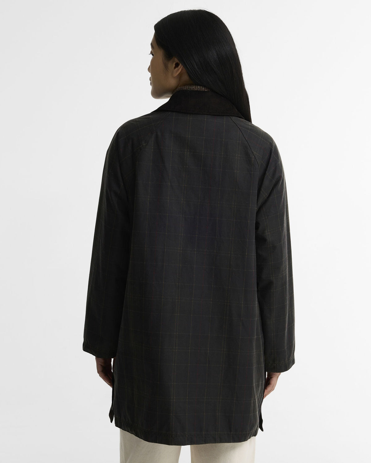 Tartan Reimagined Icons Tartan Modern Beaufort Waxed Jacket - Classic Tartan/Olive