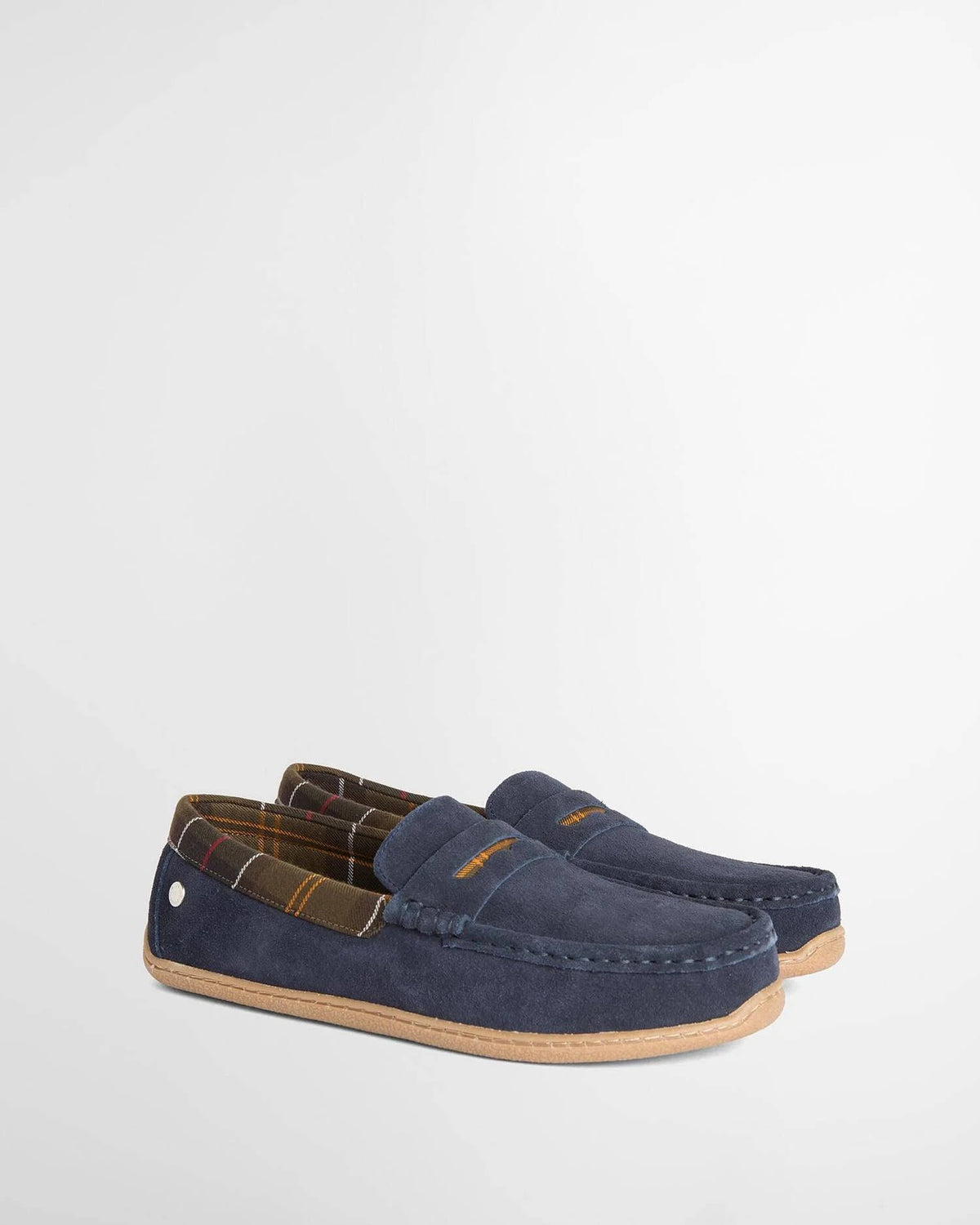 Albert Slippers - Navy Suede