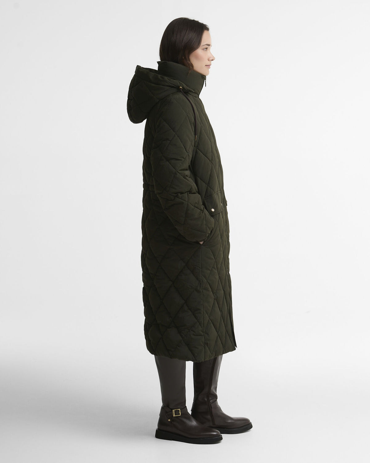 Rafaella Quilted Jacket - Sage/Classic