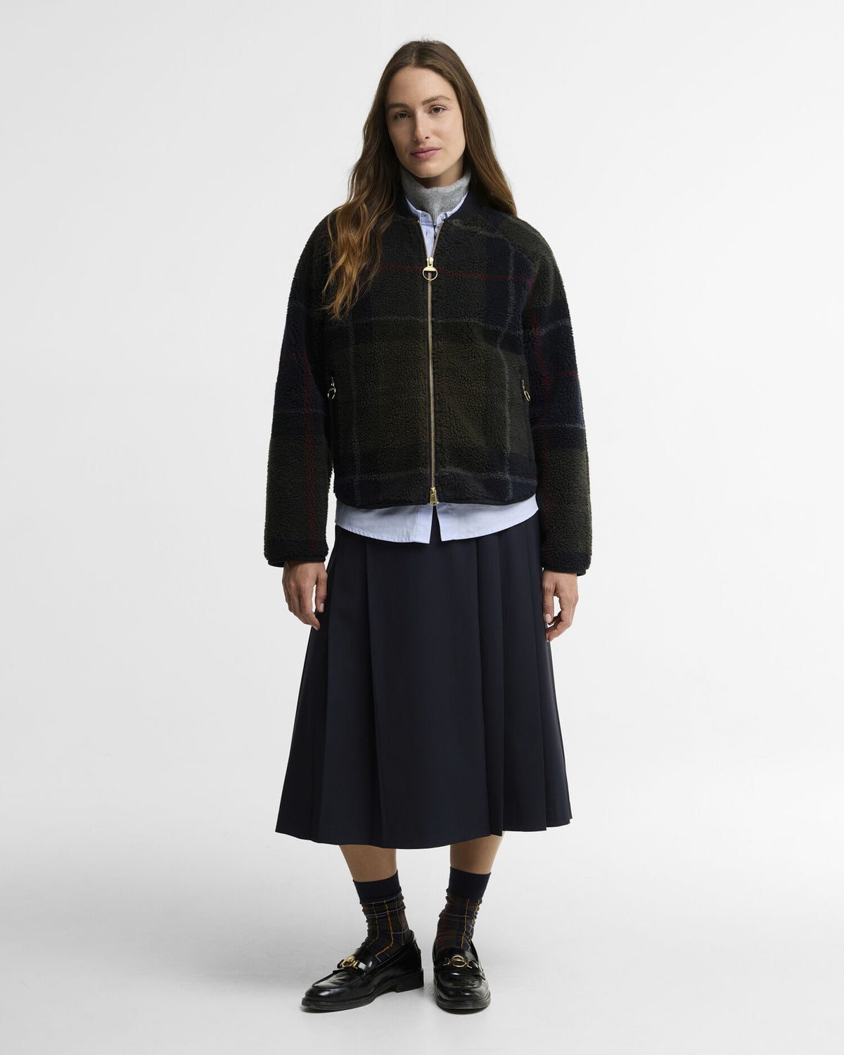 Kirklees Fleece - Shadow Classic Tartan