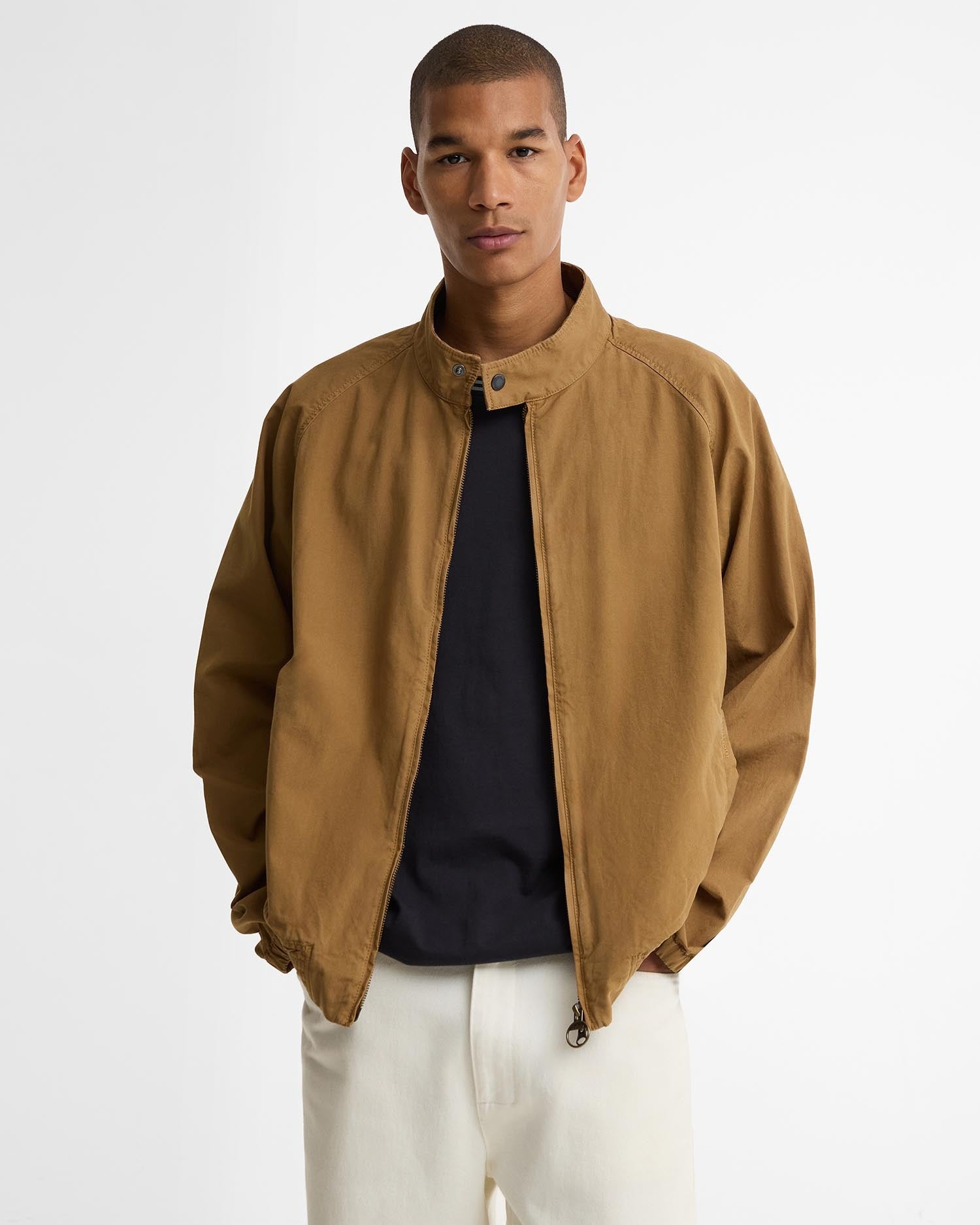 Royston Cotton Harrington Jacket - Camel