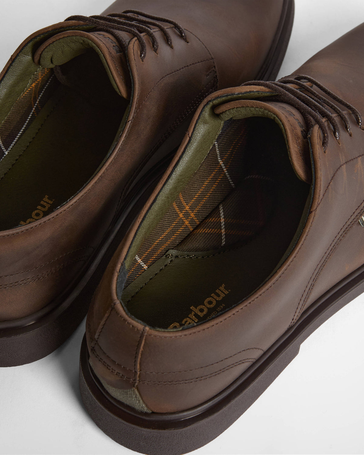 Carthy Derby Shoes - Dark Brown