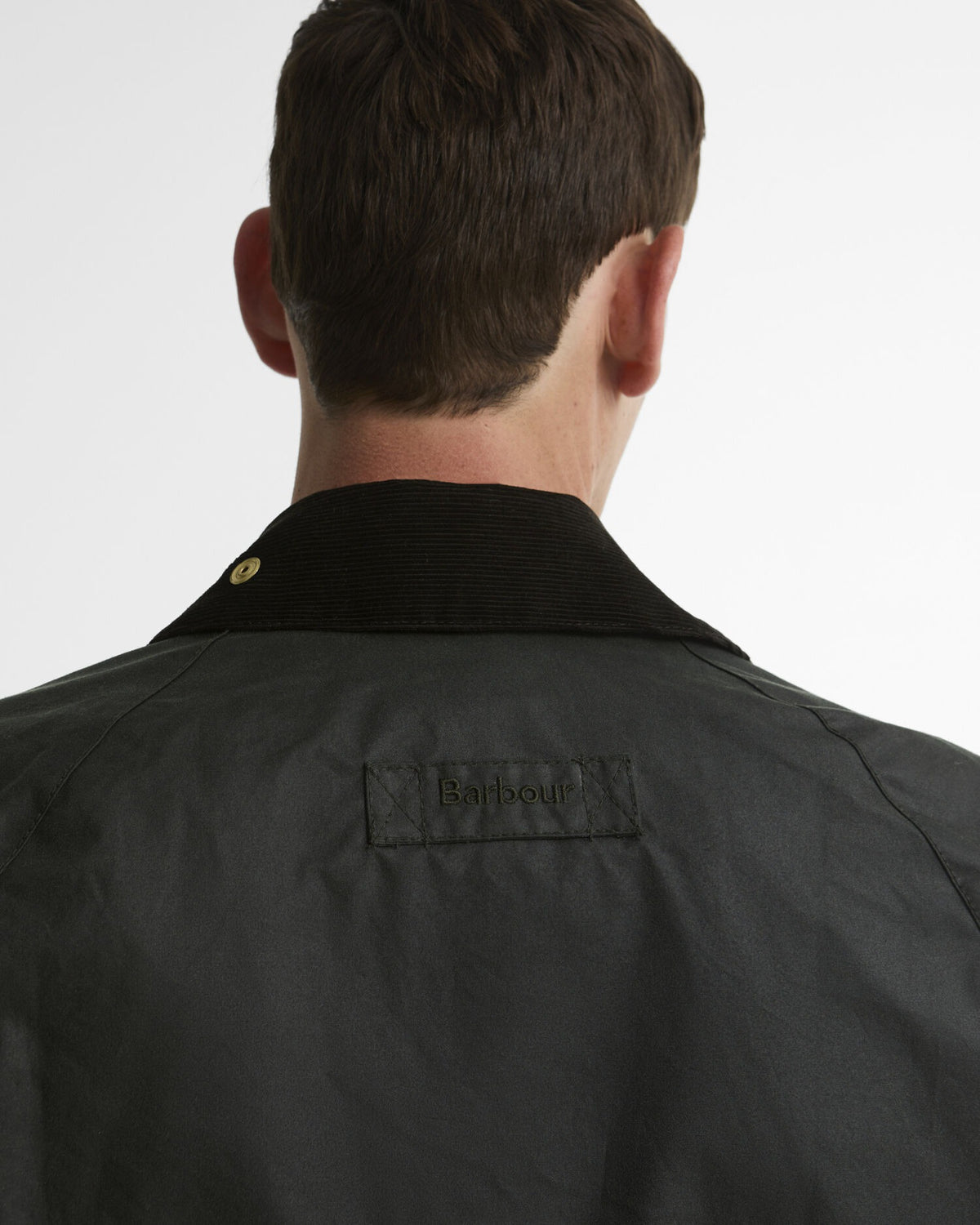 Icons Patch Bedale Waxed Jacket - Sage