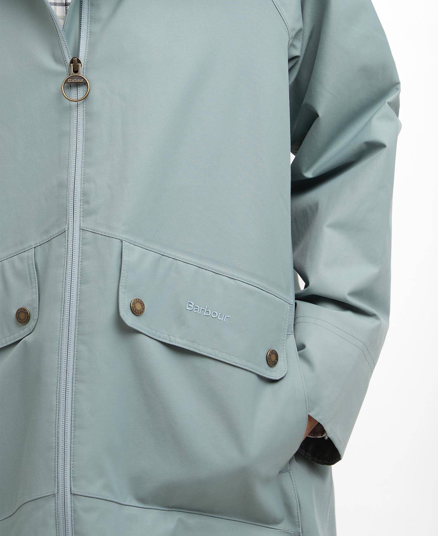 Maple Waterproof Jacket - Blue Sage/Gardenia