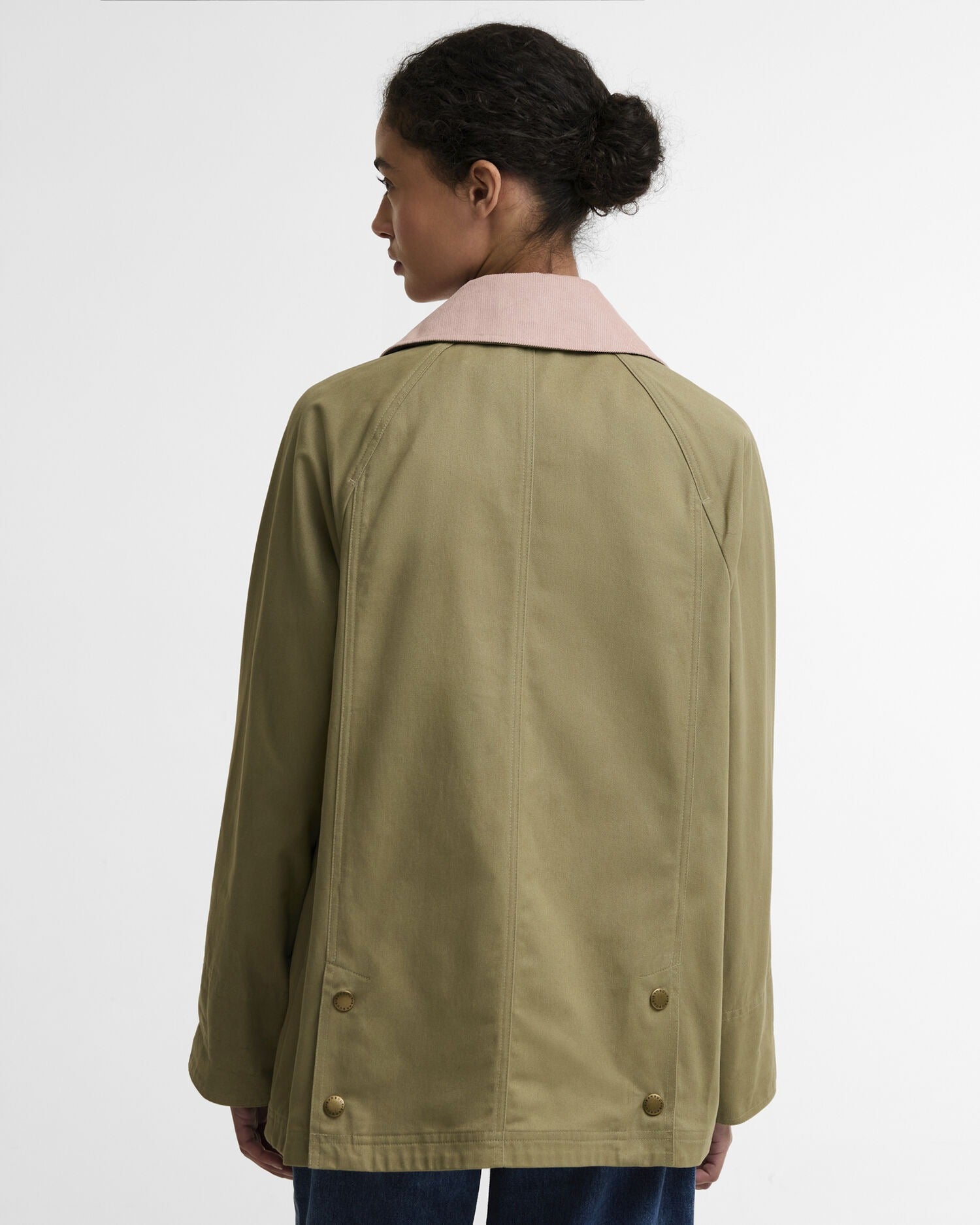 Modern Beadnell Casual Jacket - Bleached Olive/Ancient/Gardenia