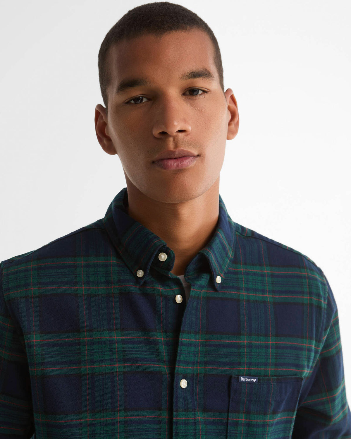 Portdown Tailored Long-Sleeved Shirt - Dark Navy