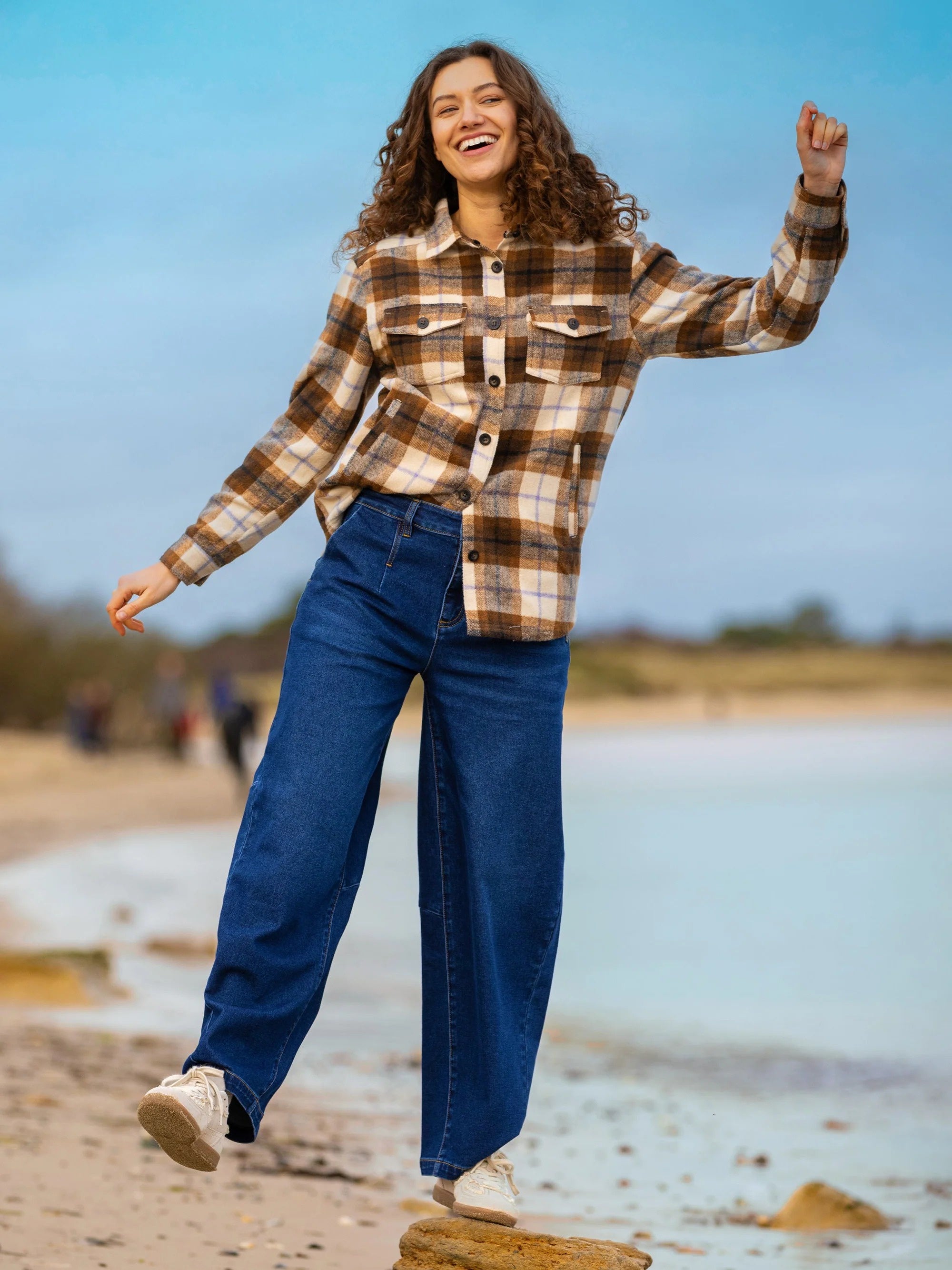 Elowen Shacket - Brown