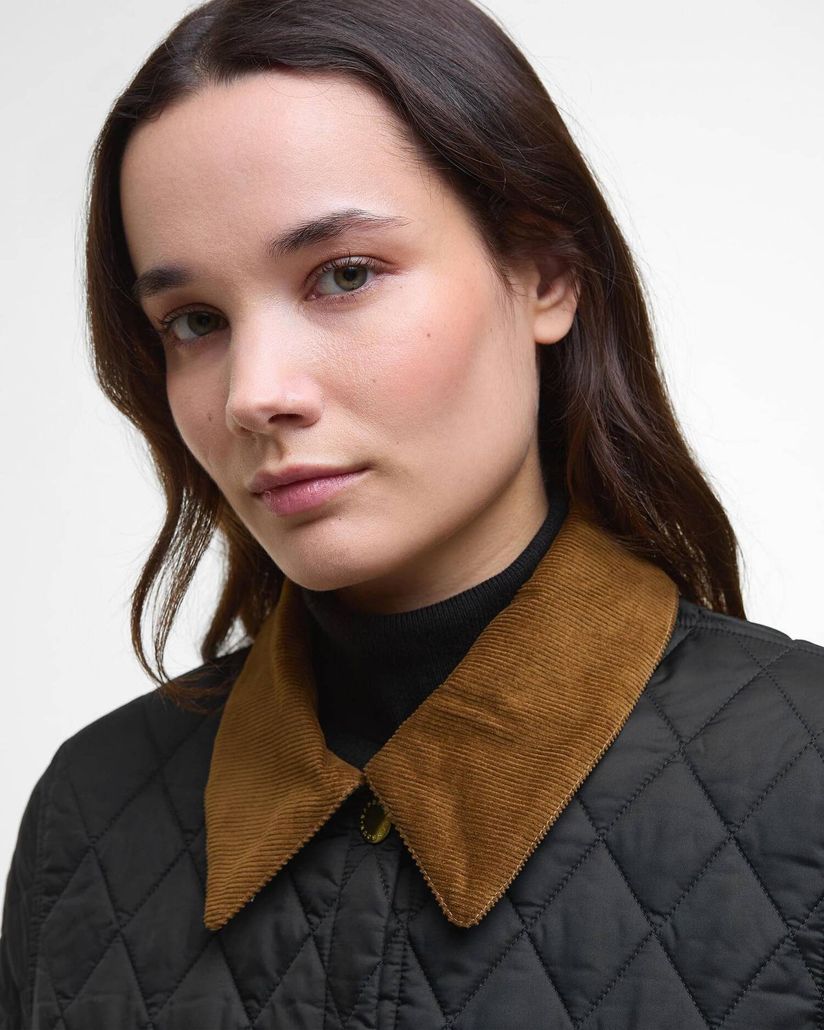Icons Cropped Liddesdale Quilted Jacket - Black/Classic