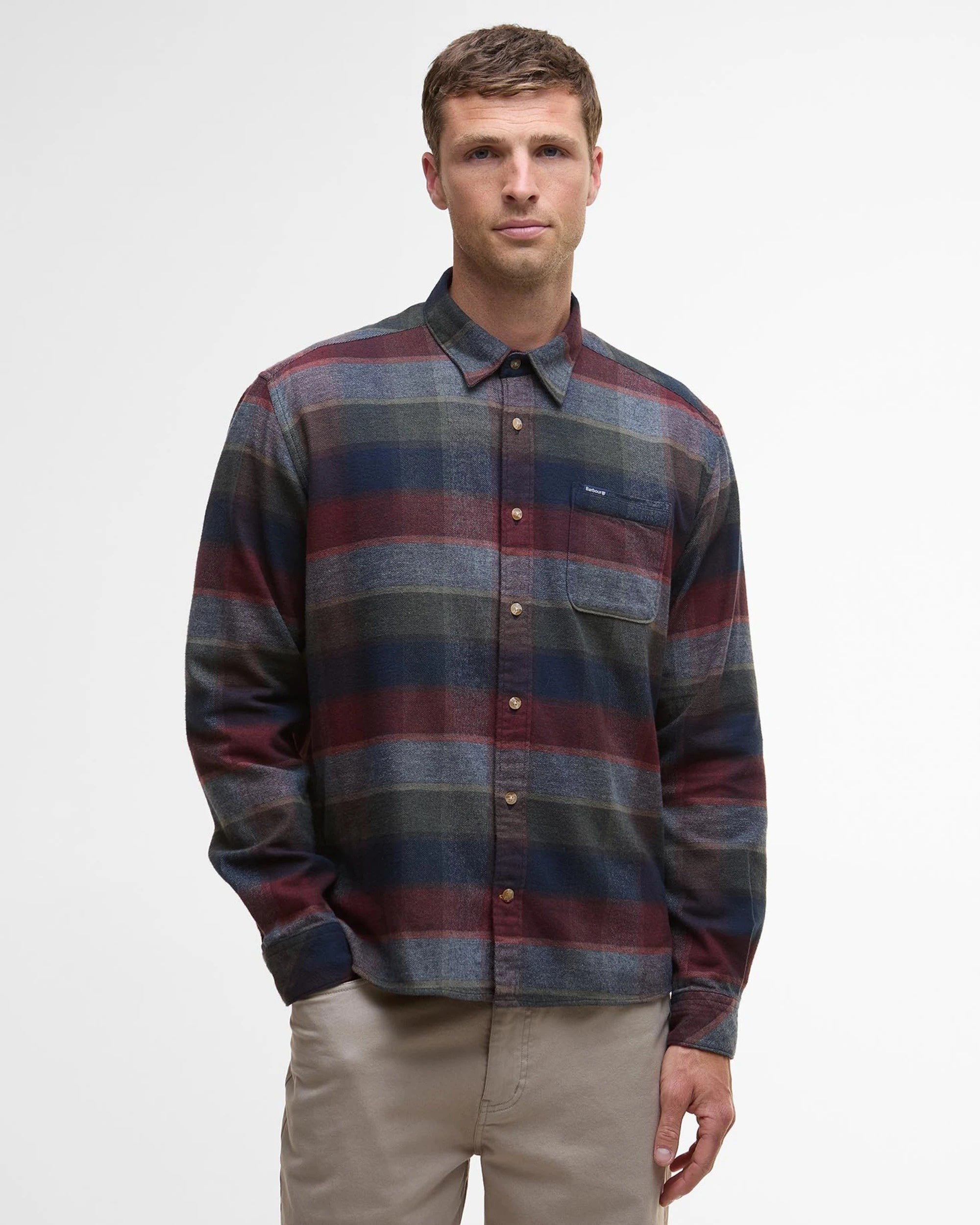 Copswell Relaxed Long-Sleeved Shirt - Navy